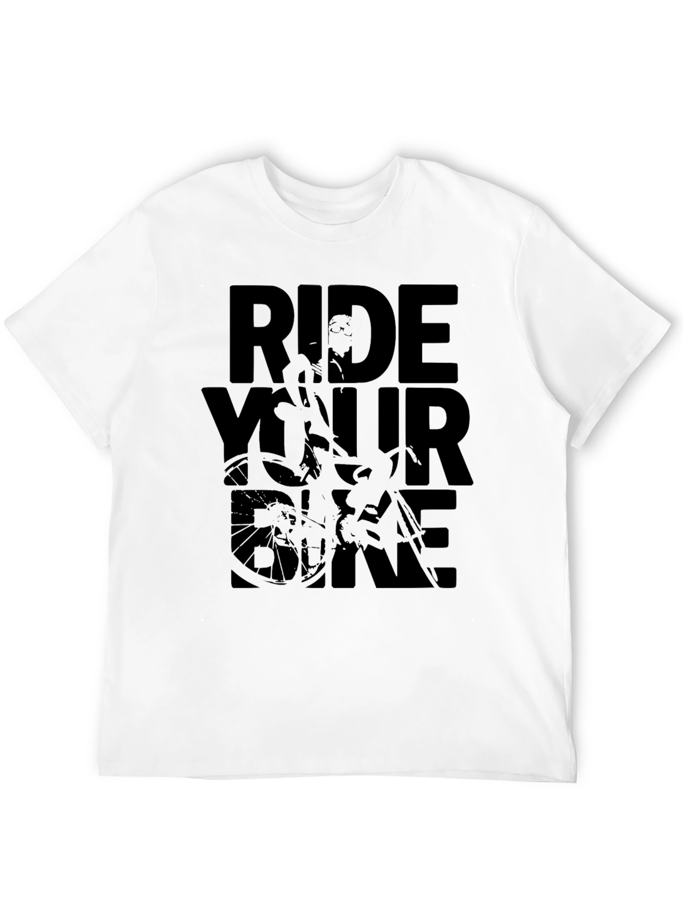 Ride Your Bike Graphic Tee - Mens Black T-Shirt