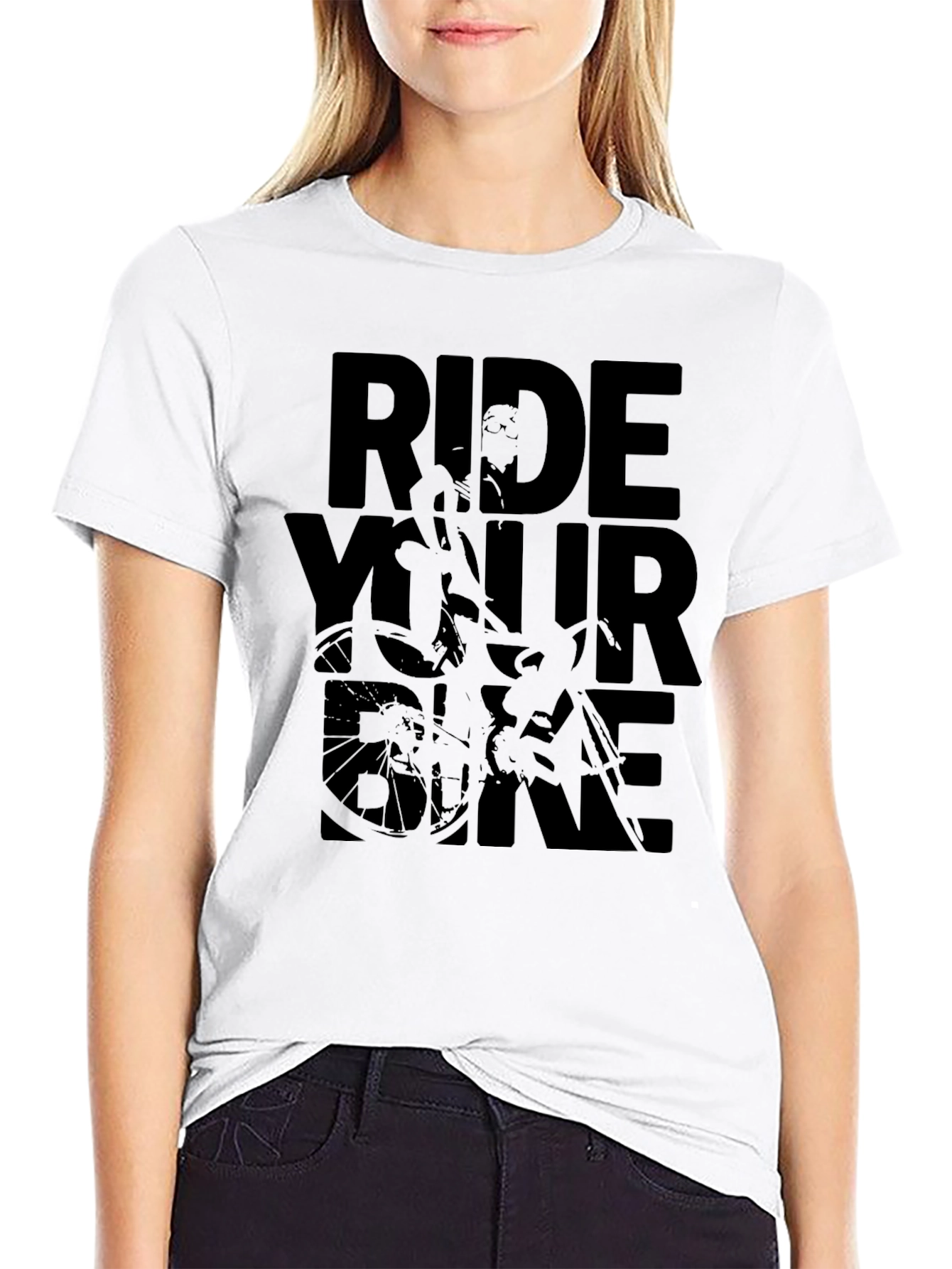 Ride Your Bike Graphic Tee - Mens Black T-Shirt