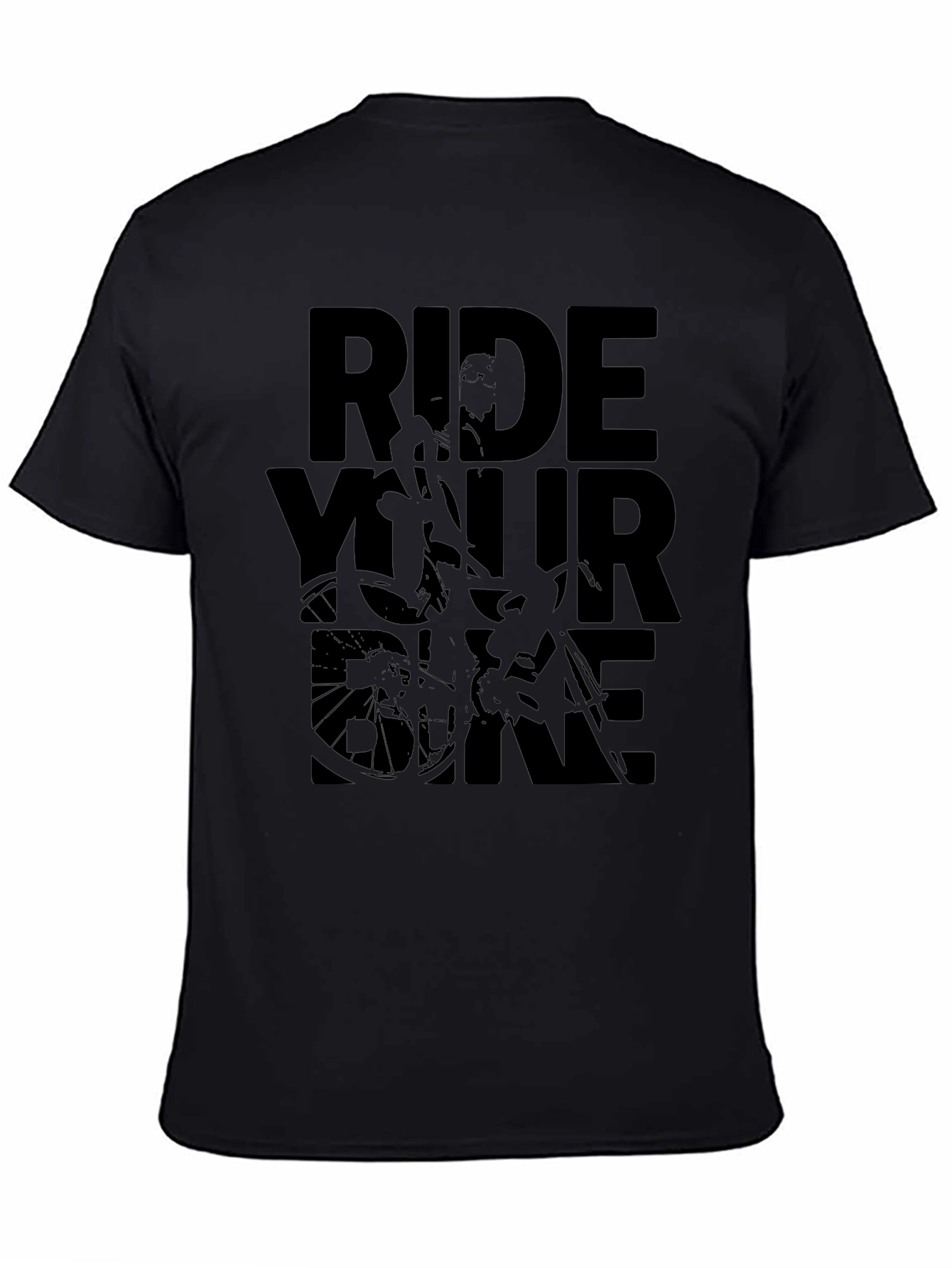 Ride Your Bike Graphic Tee - Mens Black T-Shirt