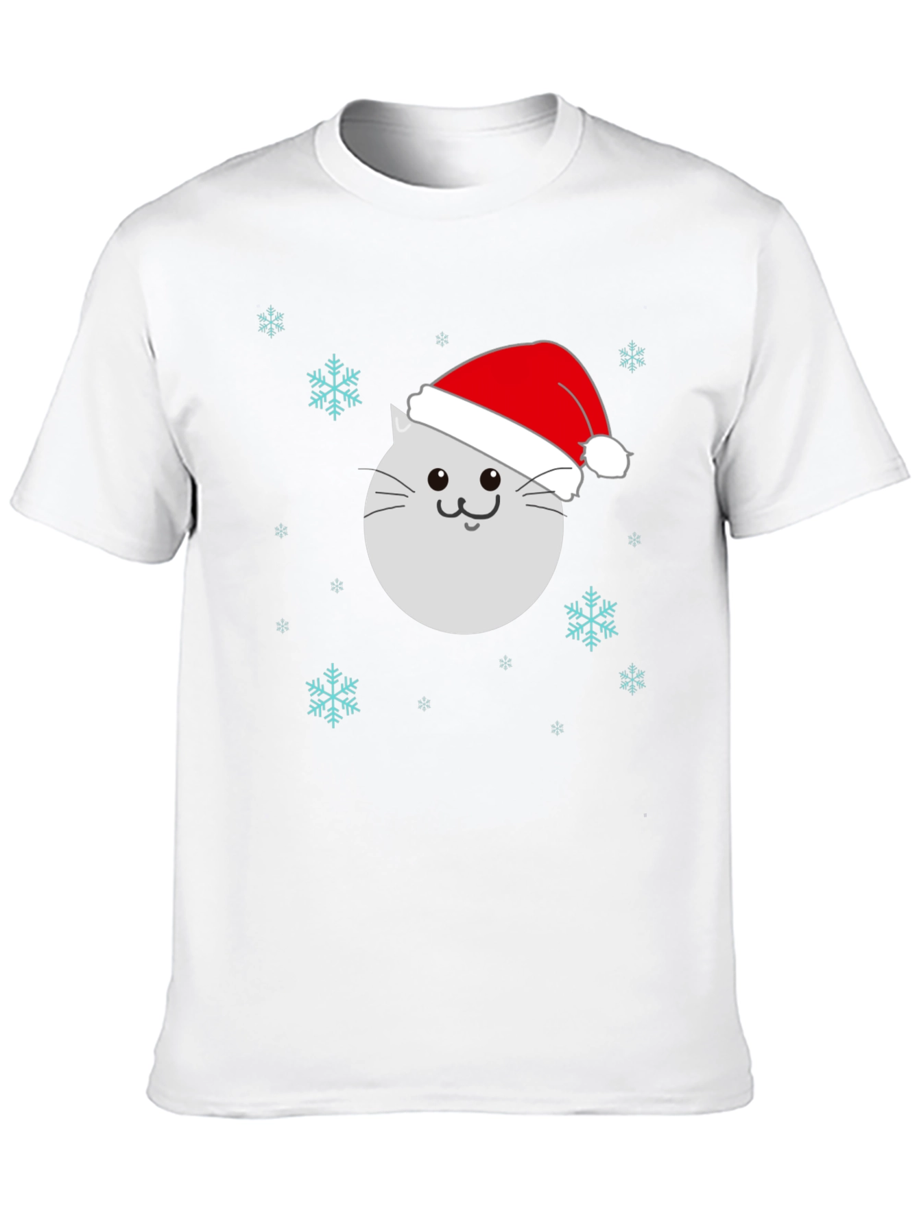 Festive Cat Christmas T-Shirt