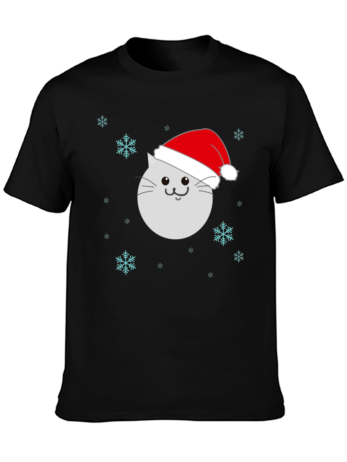 Festive Cat Christmas T-Shirt