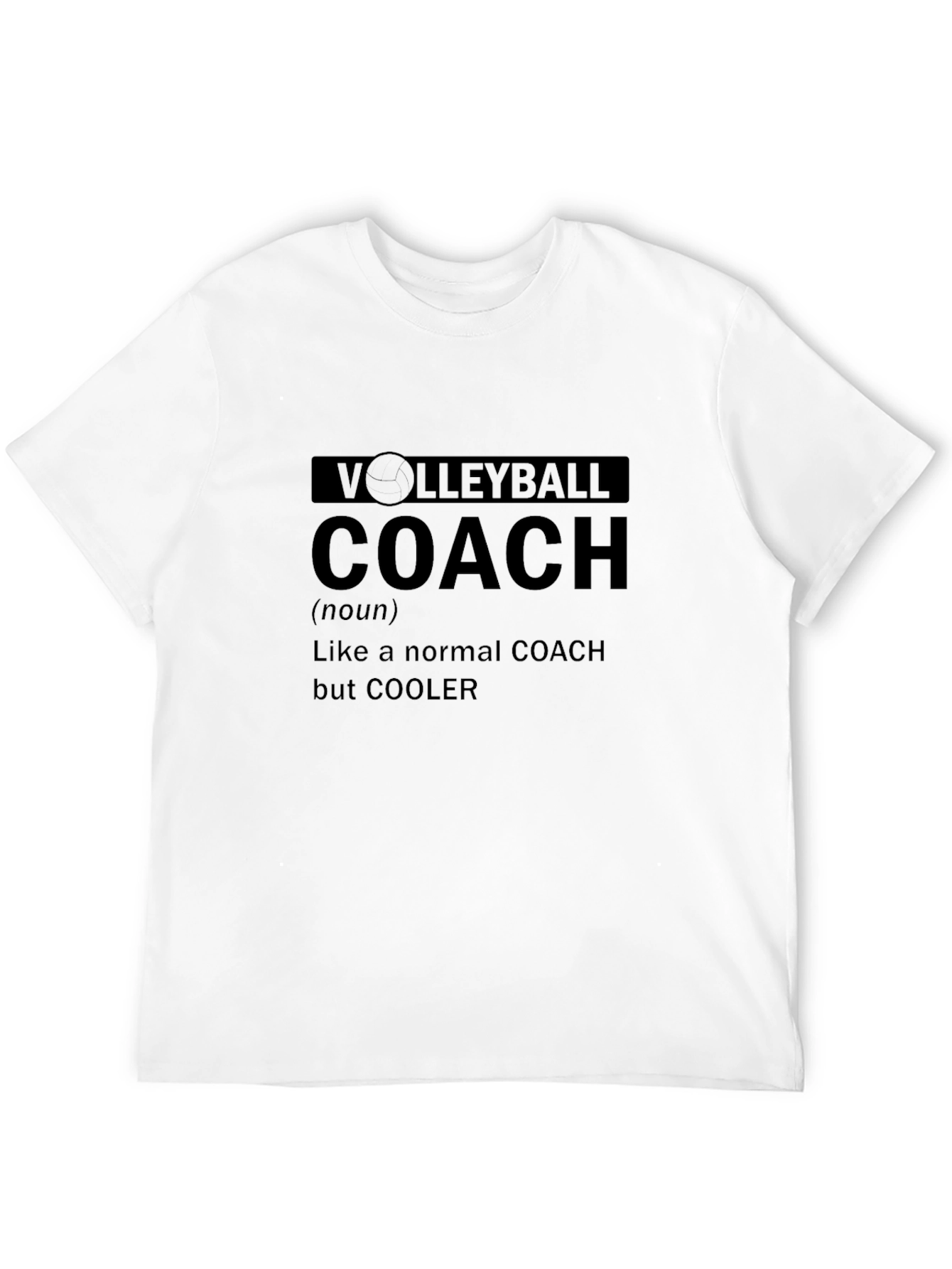 Volleyball Coach Graphic Tee - Cool & Comfy