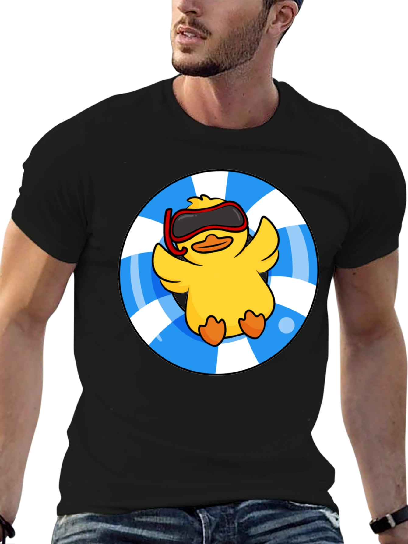 Duckling Pool Float Graphic Tee - Summer Ready!