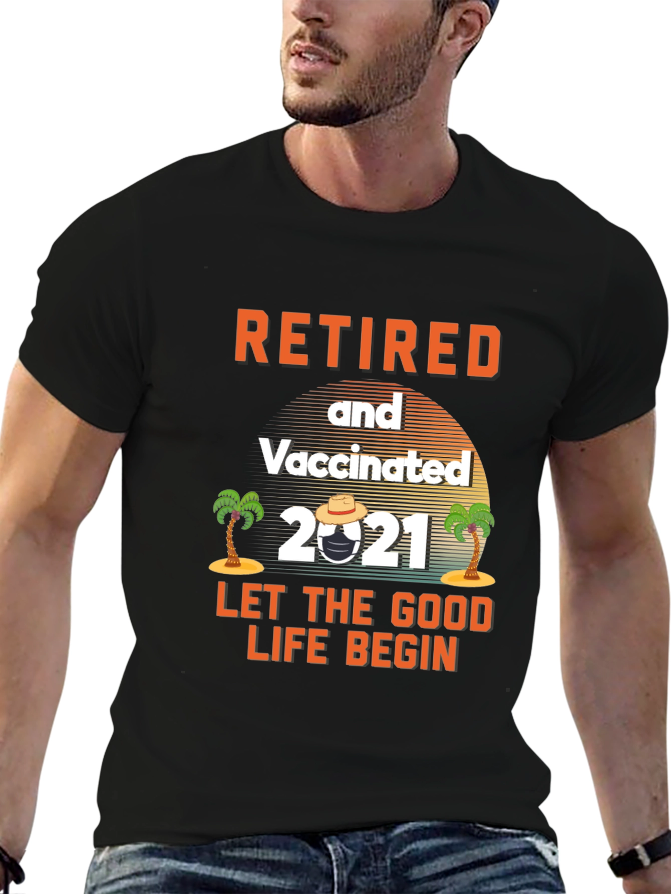 Retired & Vaccinated 2021 Graphic Tee