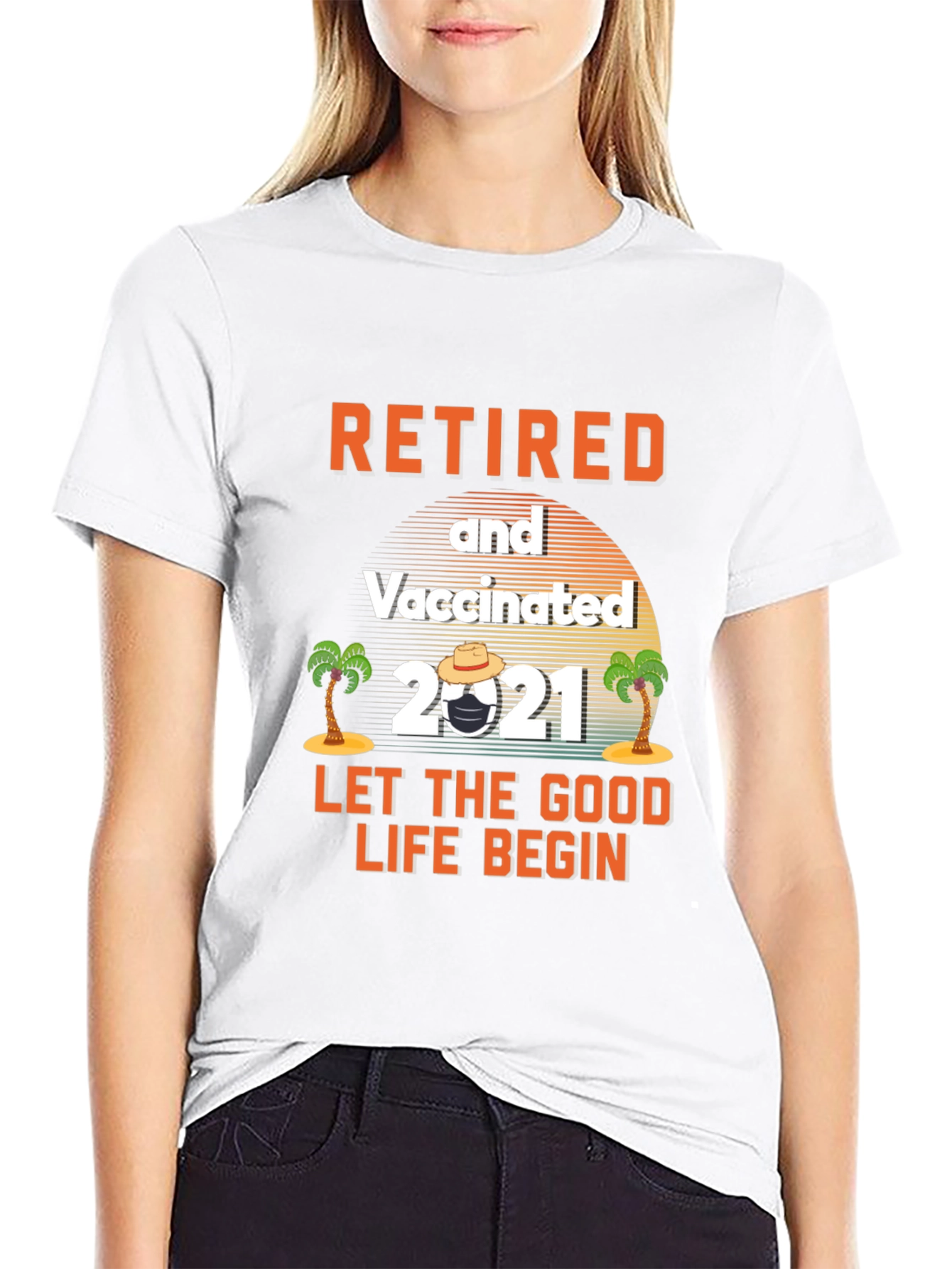 Retired & Vaccinated 2021 Graphic Tee