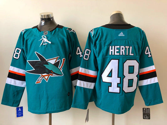 Men's San Jose Sharks Tomas Hertl #48 Teal Breakaway Player Jerseys