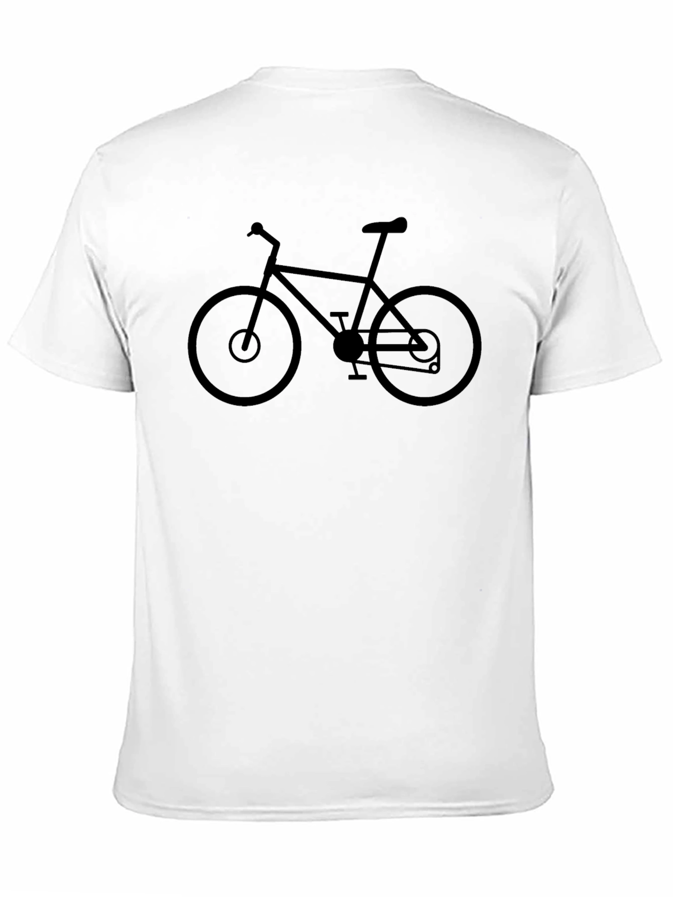 Mens Black Bicycle Graphic T-Shirt