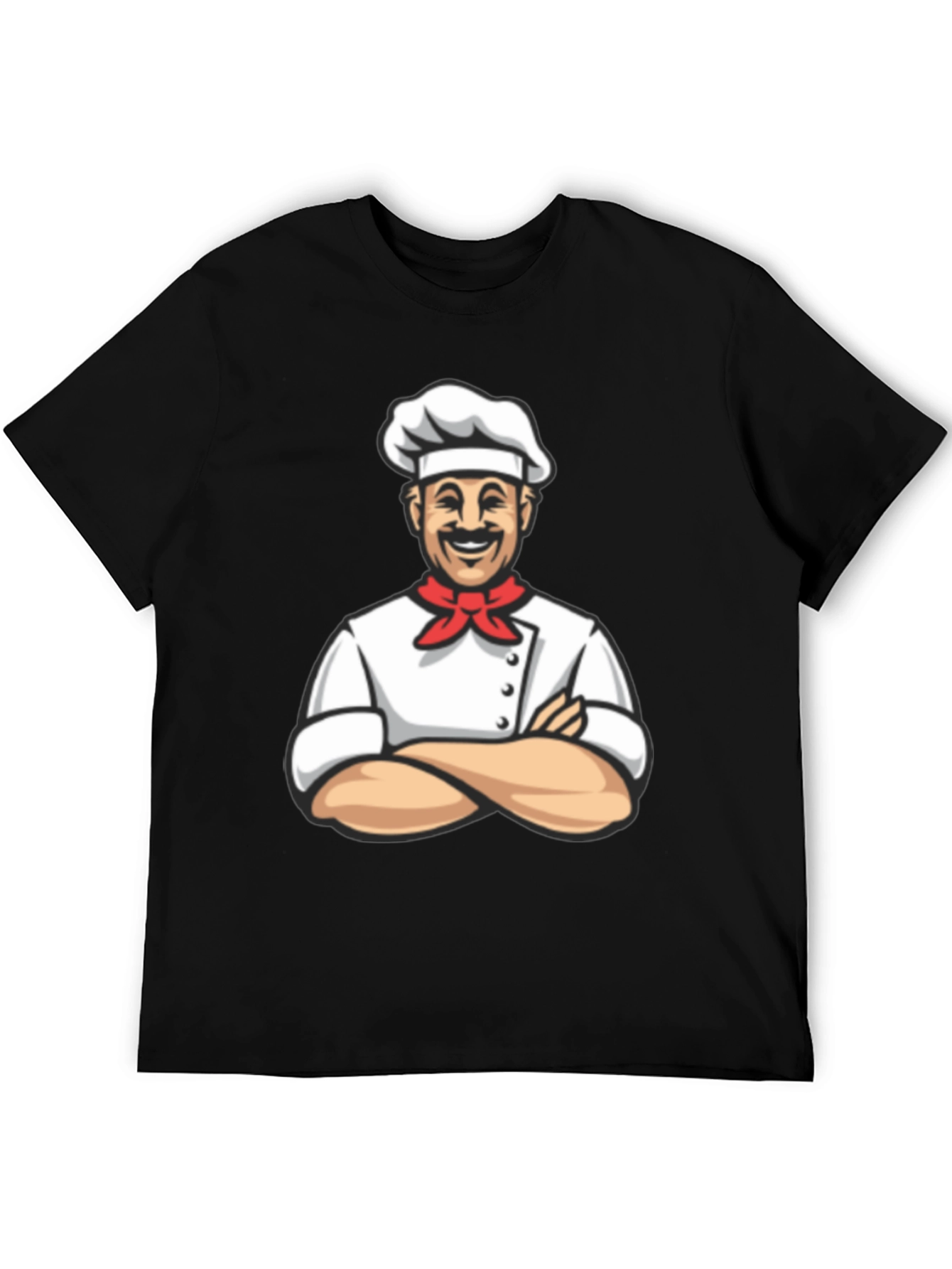Chef Graphic T-Shirt - Black Cotton Tee