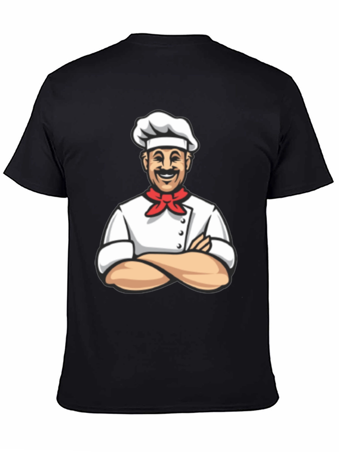 Chef Graphic T-Shirt - Black Cotton Tee