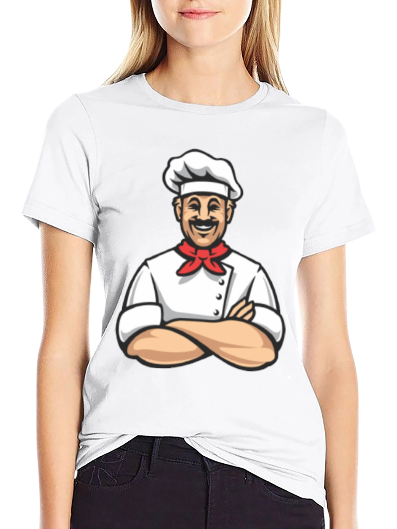 Chef Graphic T-Shirt - Black Cotton Tee