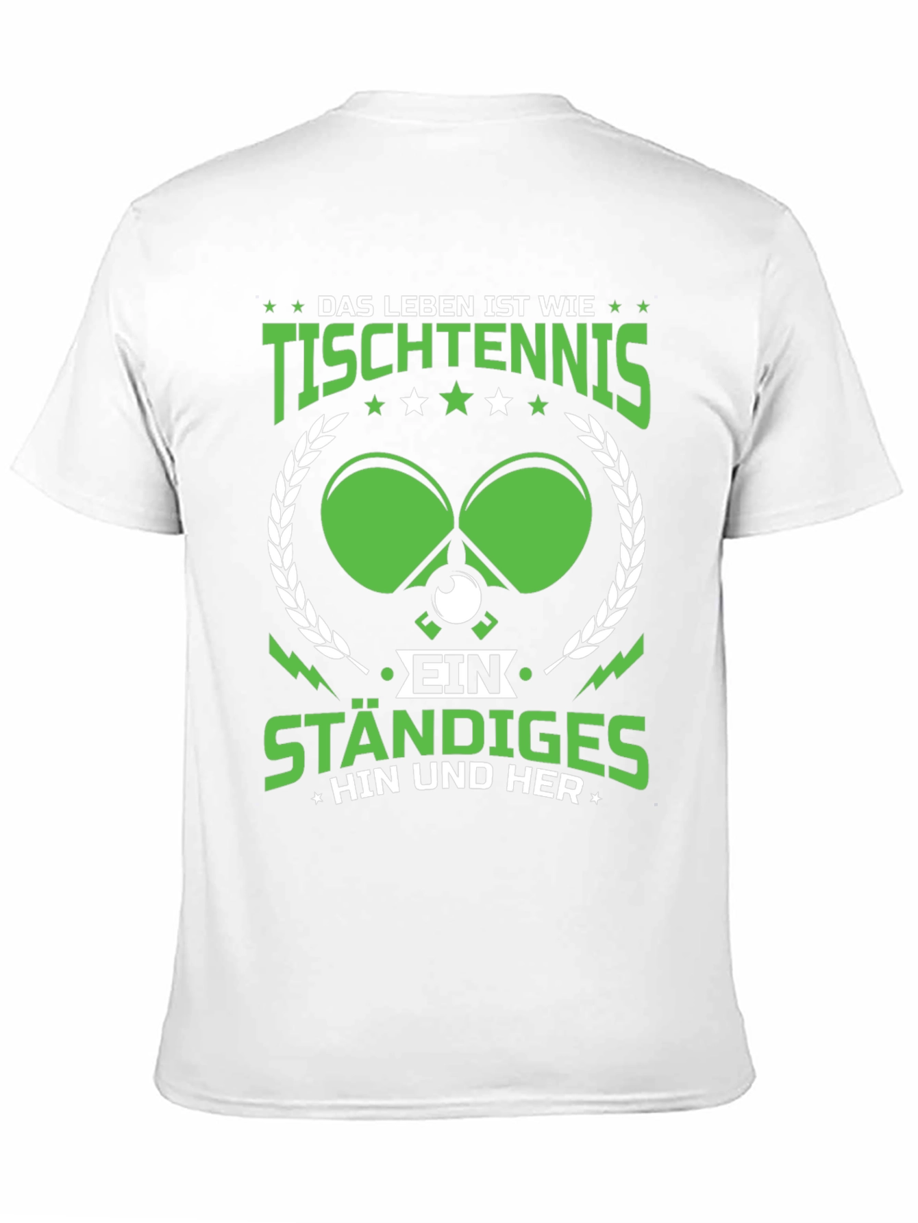 Life is Like Table Tennis Graphic Tee