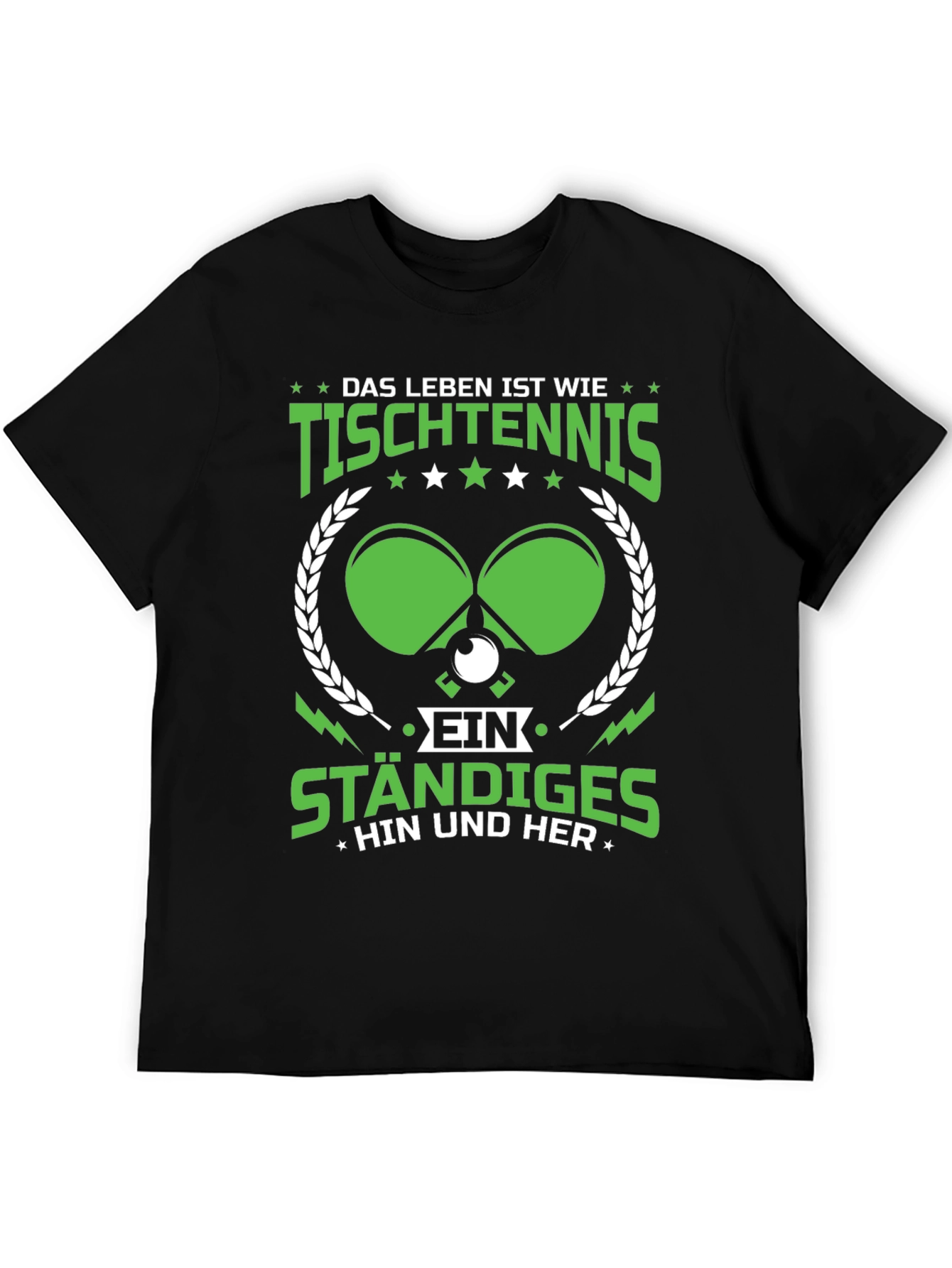 Life is Like Table Tennis Graphic Tee