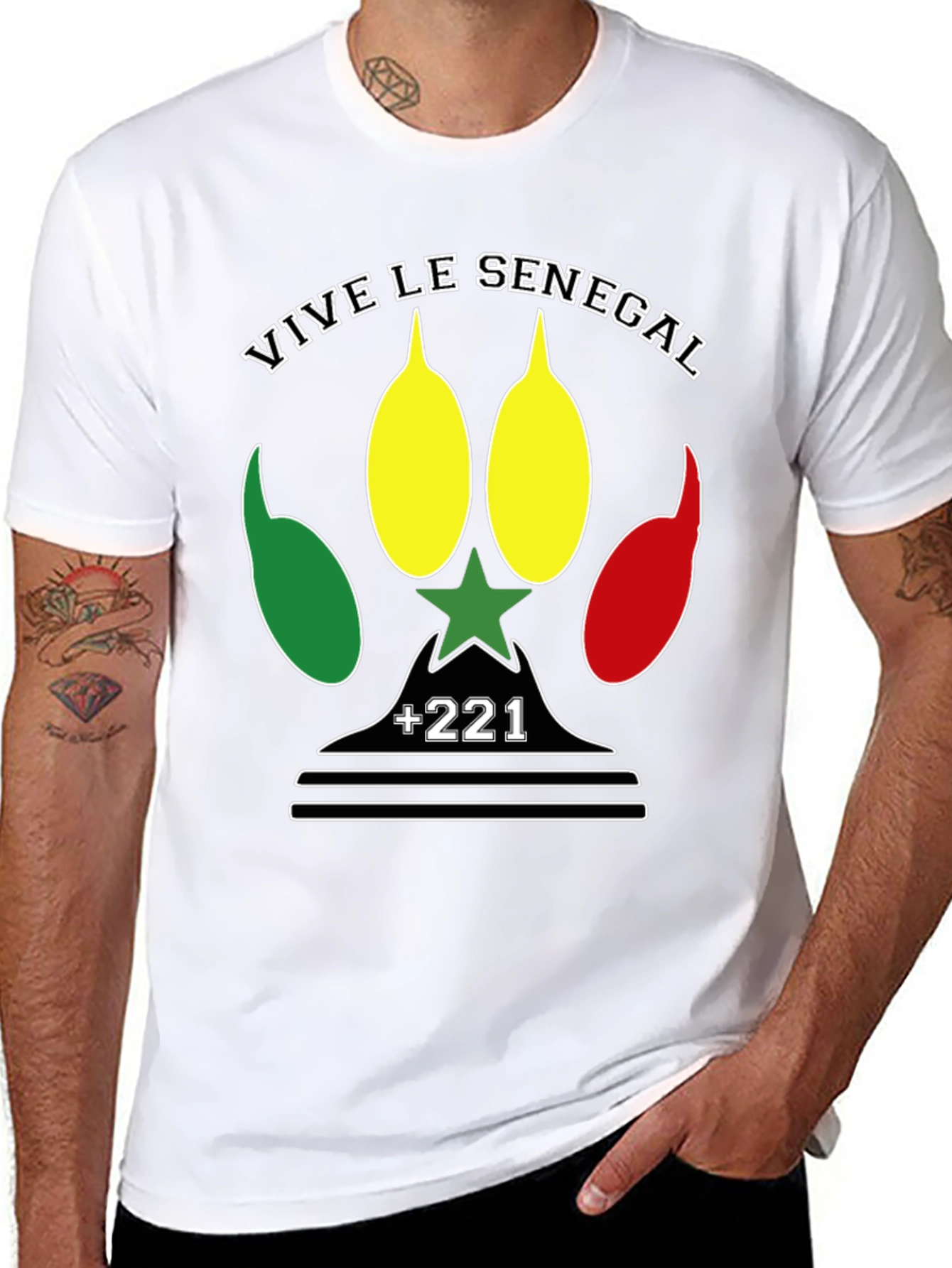 Vive Le Senegal Graphic Tee