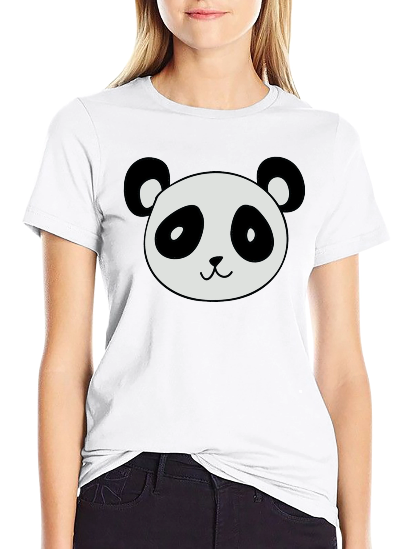Panda Graphic Tee - Stylish Black T-Shirt