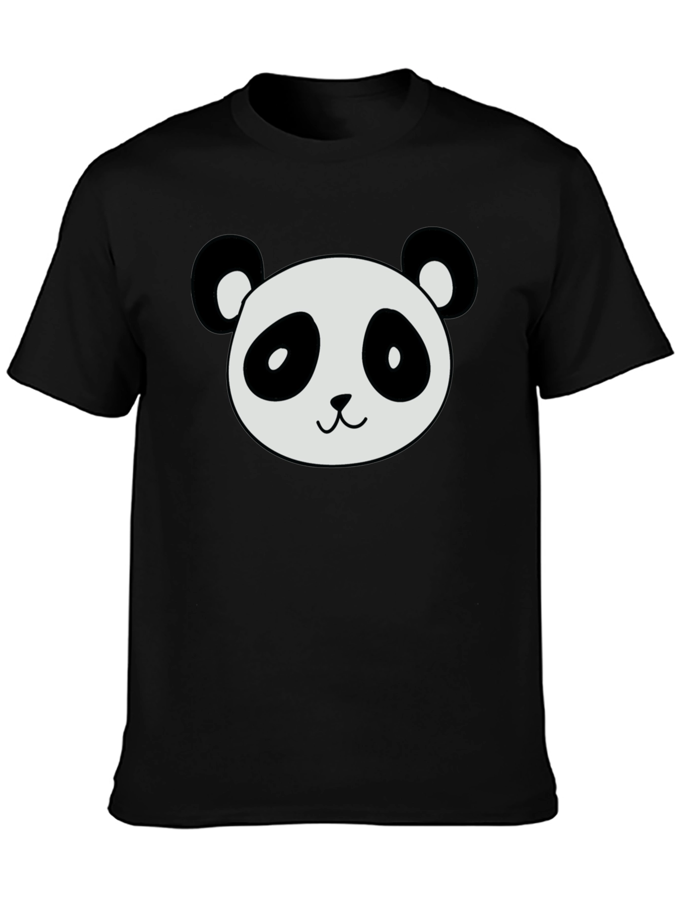 Panda Graphic Tee - Stylish Black T-Shirt