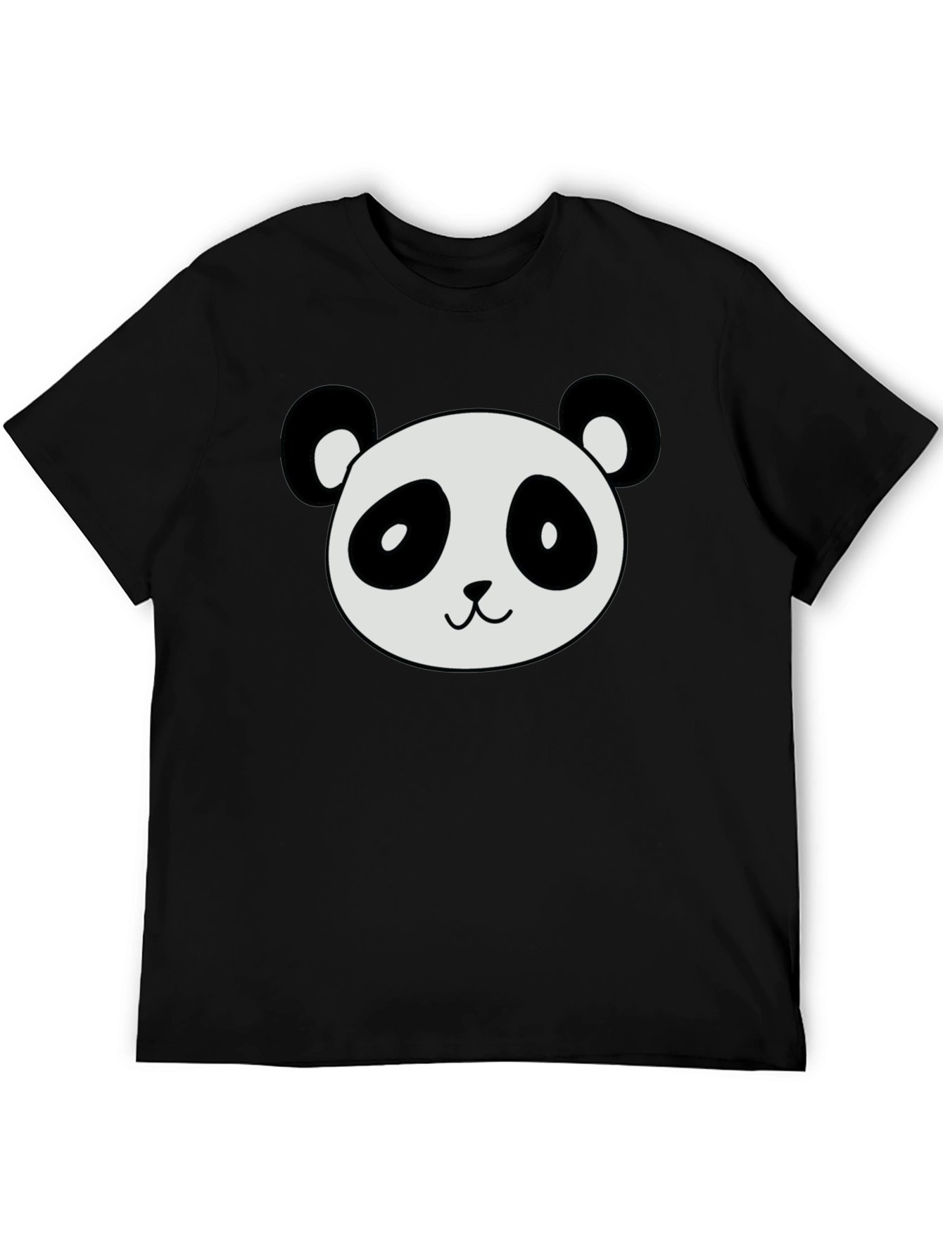 Panda Graphic Tee - Stylish Black T-Shirt