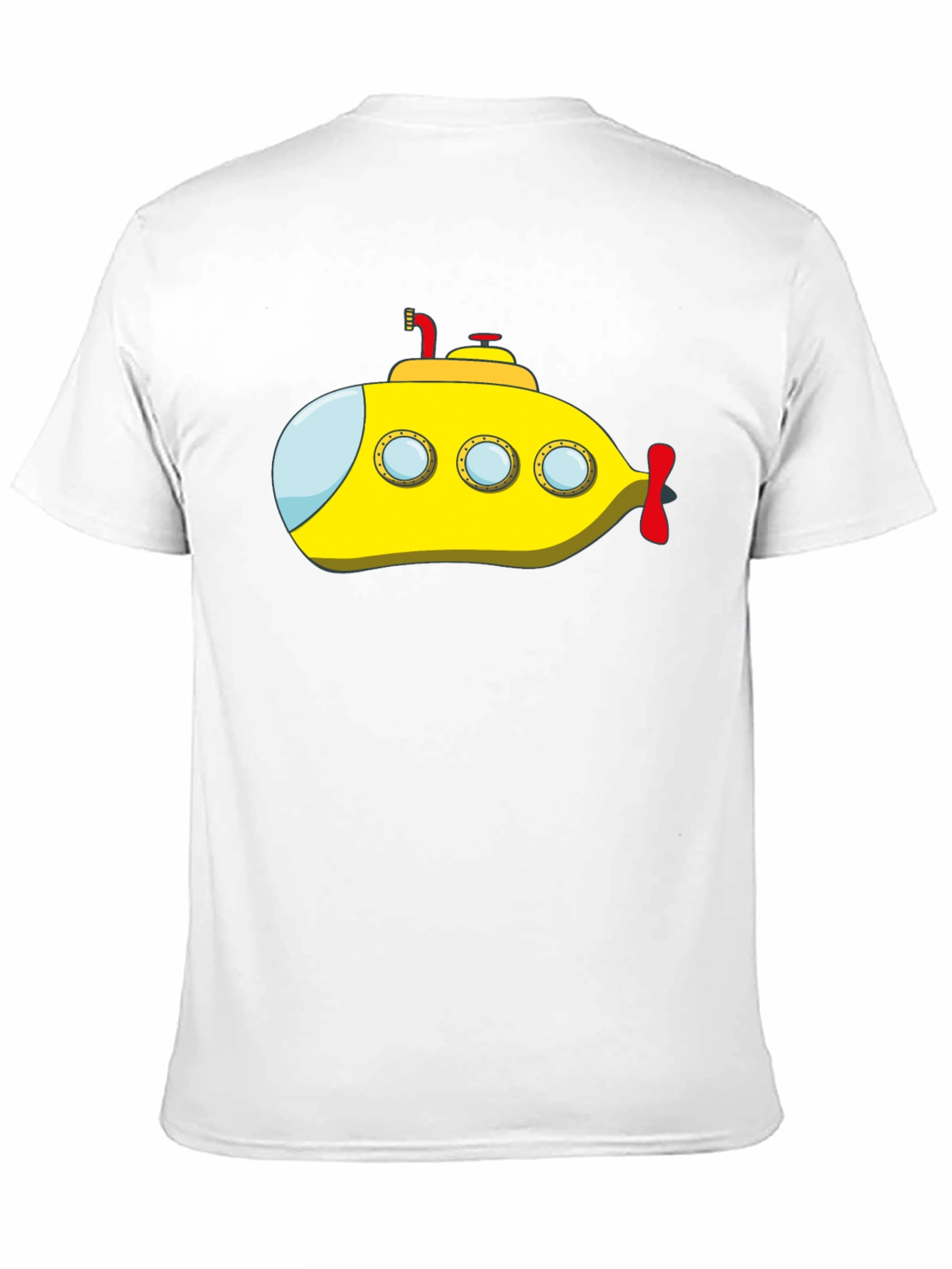 Yellow Submarine Graphic Tee - Black Cotton T-Shirt