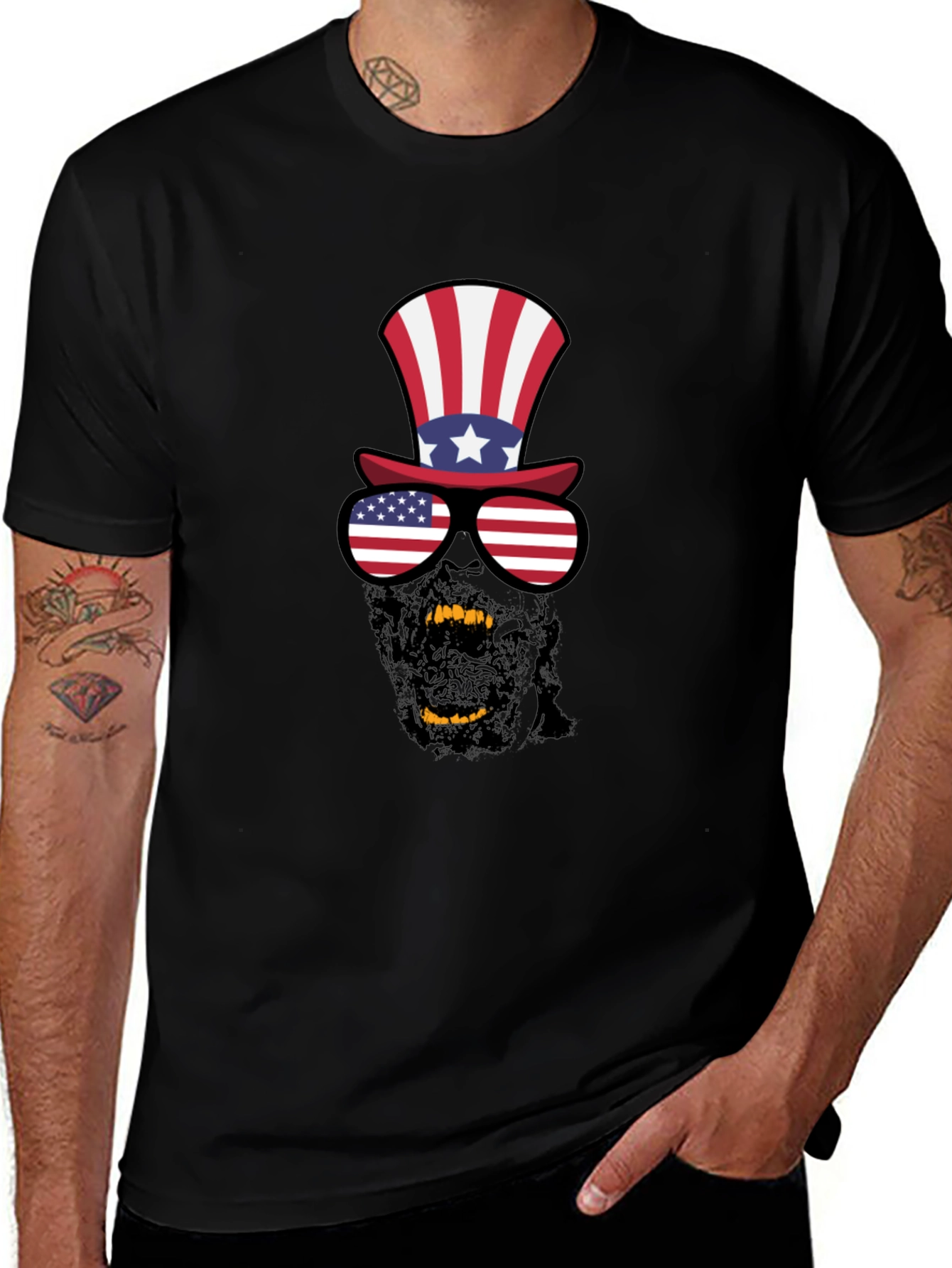 Patriotic Zombie T-Shirt