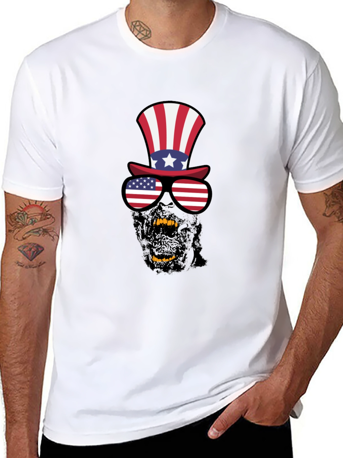 Patriotic Zombie T-Shirt