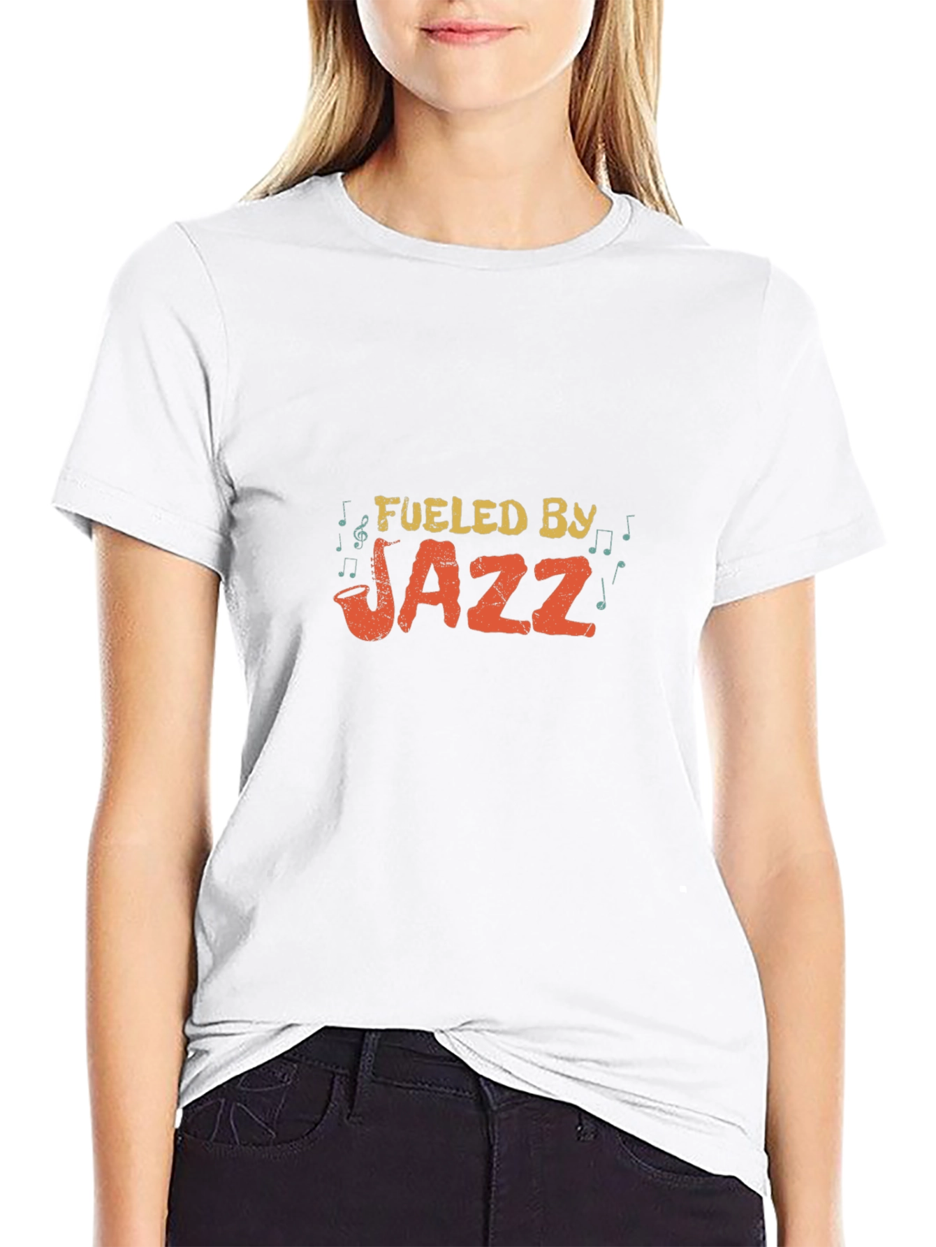 Fueled by Jazz T-Shirt - Cool Music Lover Tee