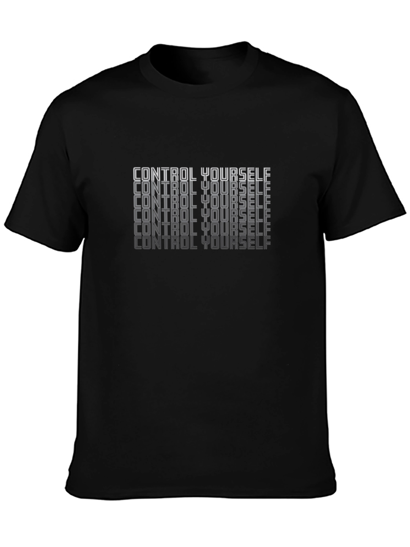 Control Yourself Graphic Tee - Black