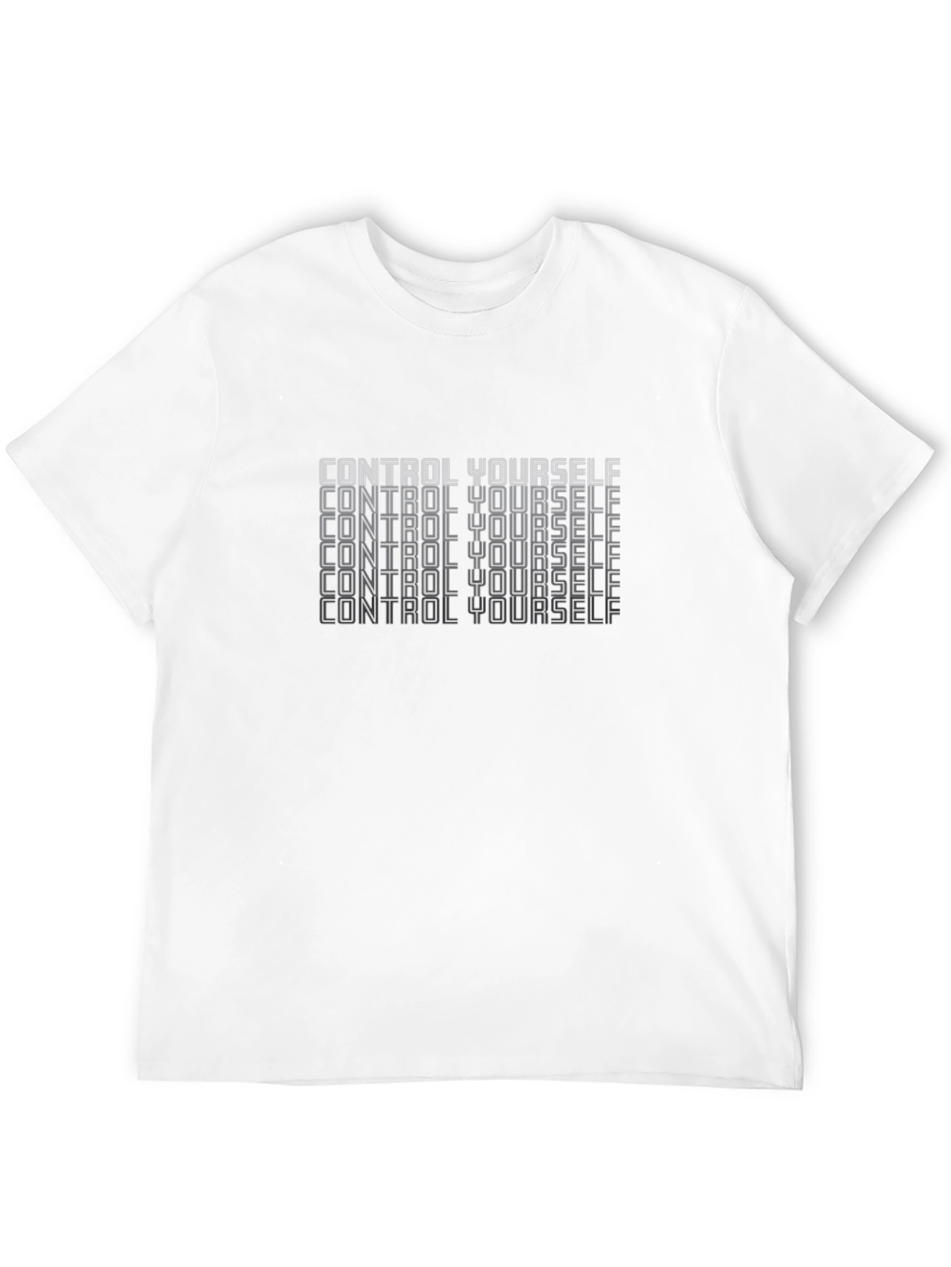 Control Yourself Graphic Tee - Black