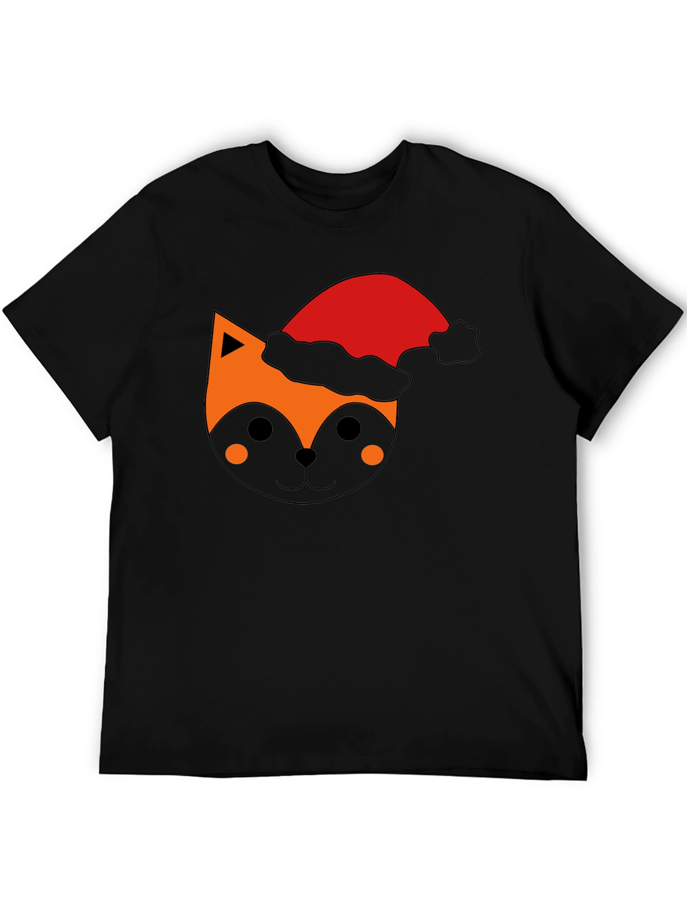 Festive Fox Tee - Holiday Graphic T-Shirt