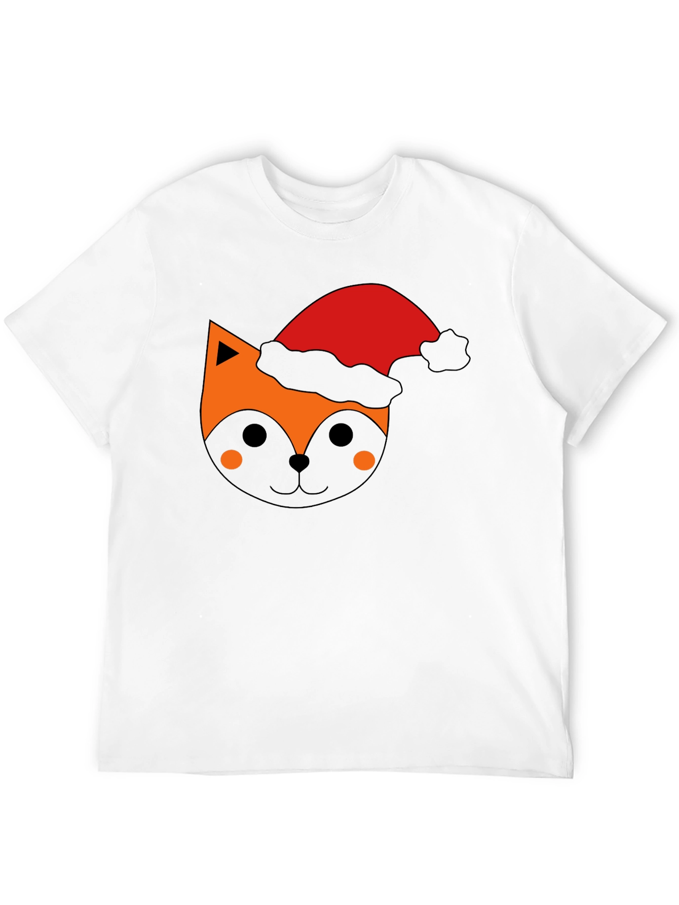 Festive Fox Tee - Holiday Graphic T-Shirt