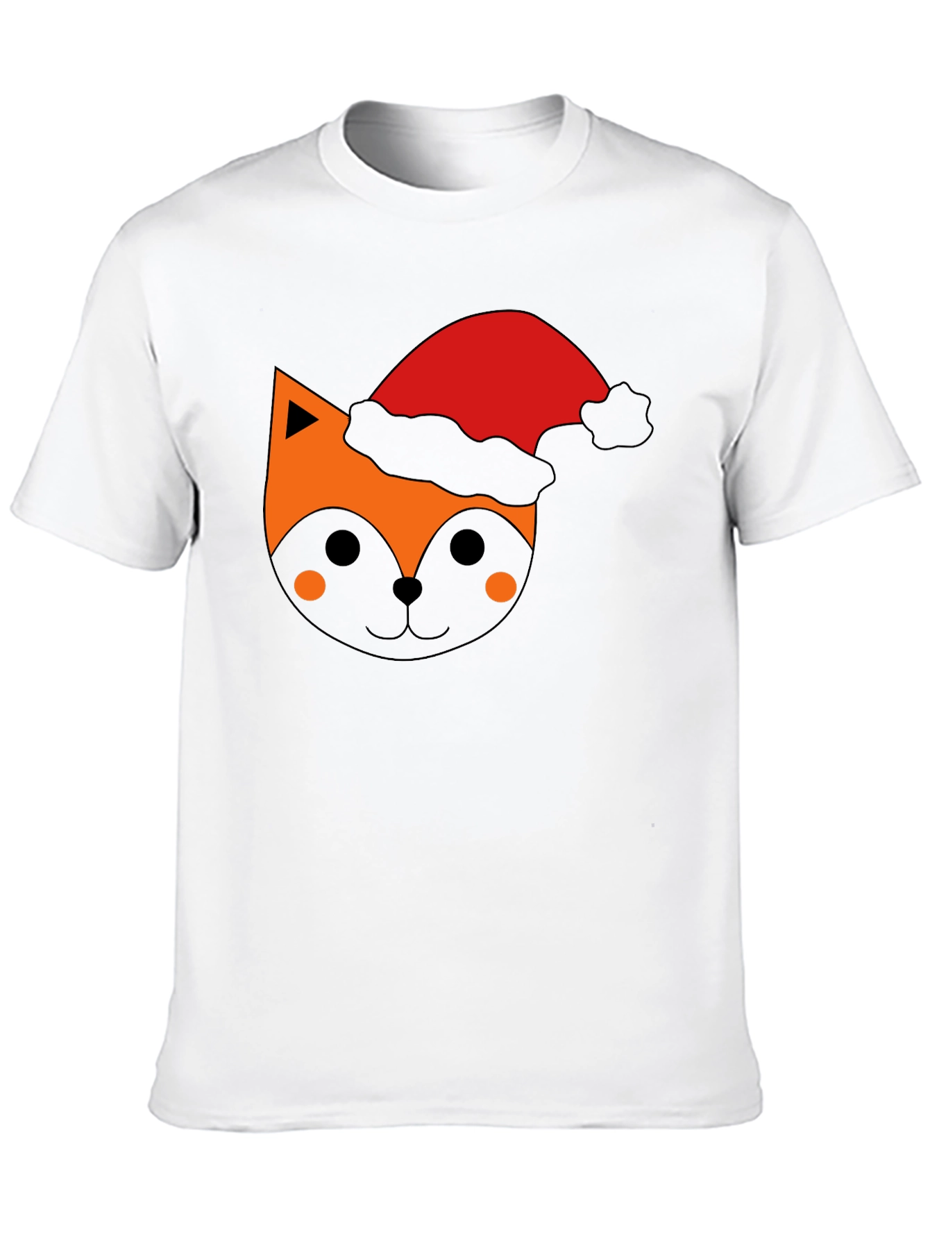 Festive Fox Tee - Holiday Graphic T-Shirt