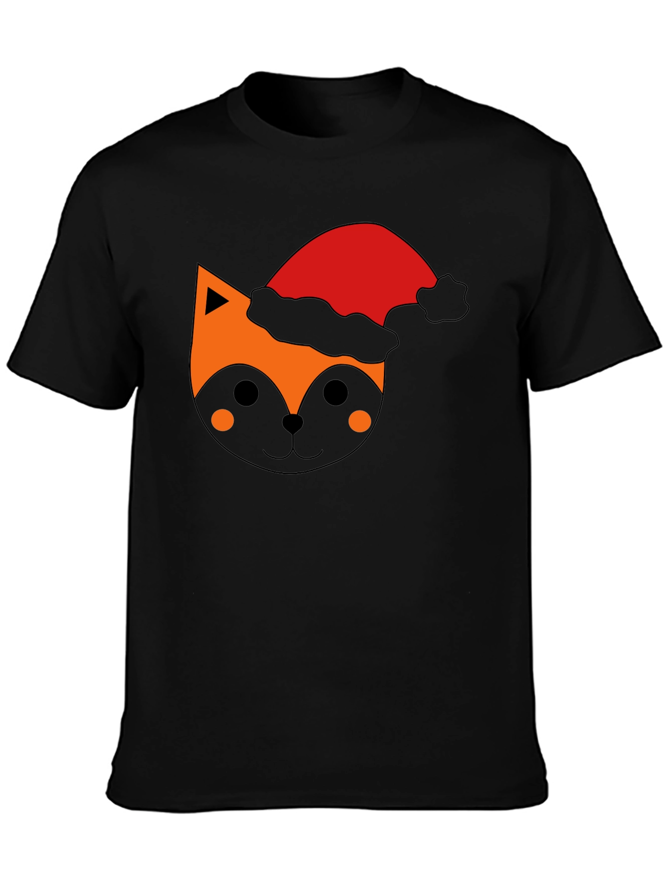 Festive Fox Tee - Holiday Graphic T-Shirt