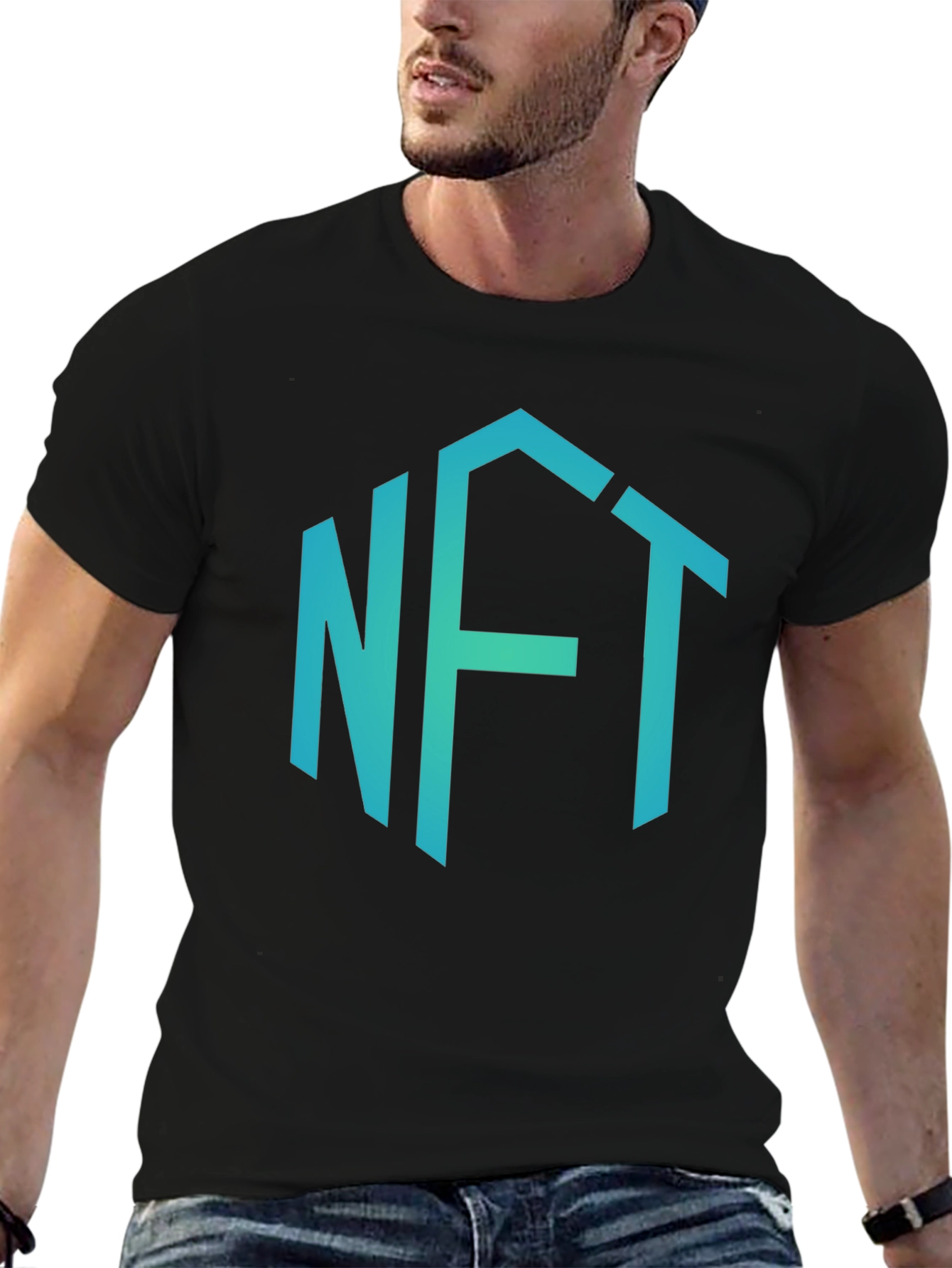 NFT Hexagon T-Shirt - Crypto Art Fashion