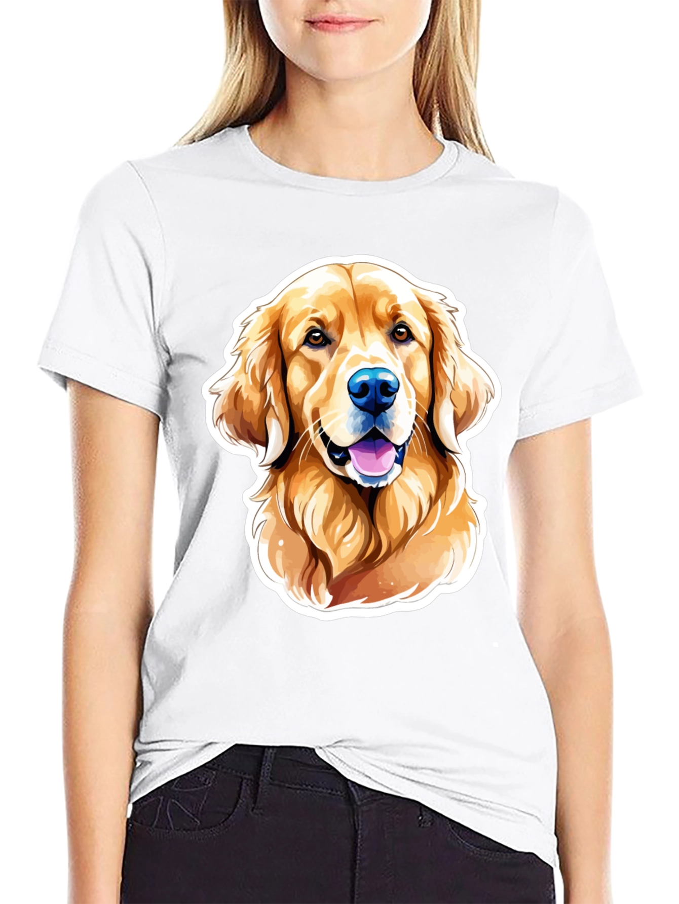 Golden Retriever Dog Graphic Tee - Unisex