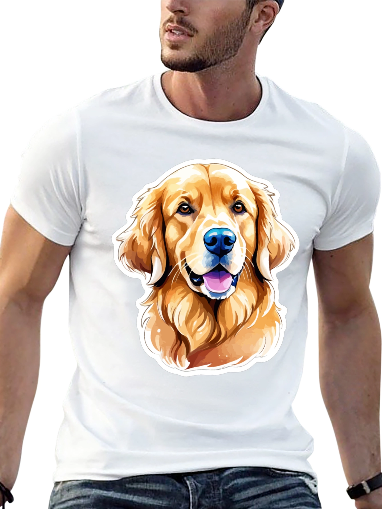 Golden Retriever Dog Graphic Tee - Unisex