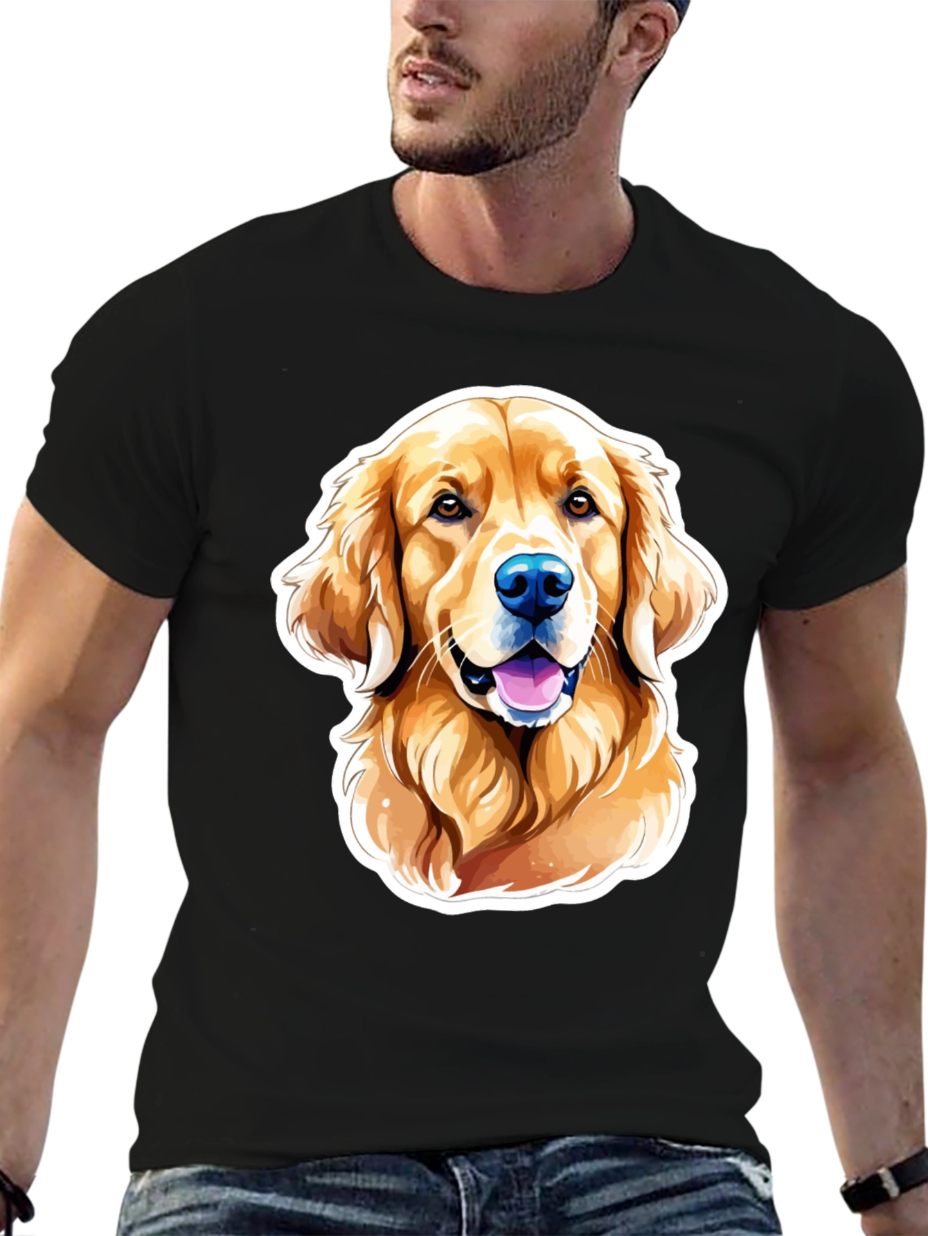 Golden Retriever Dog Graphic Tee - Unisex