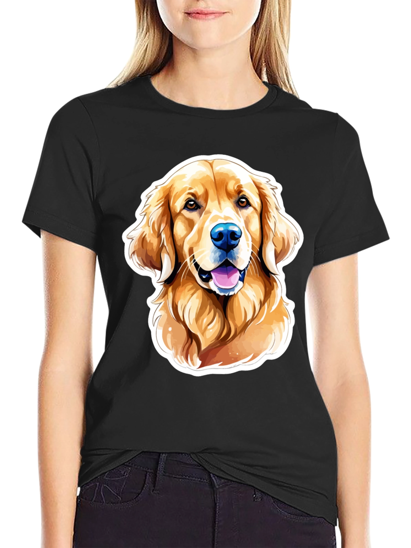 Golden Retriever Dog Graphic Tee - Unisex