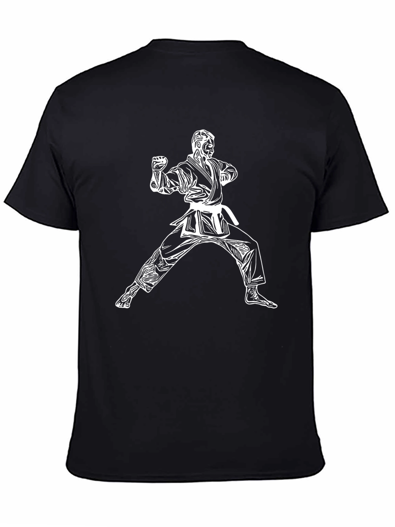Karate Graphic T-Shirt - Black Martial Arts Tee