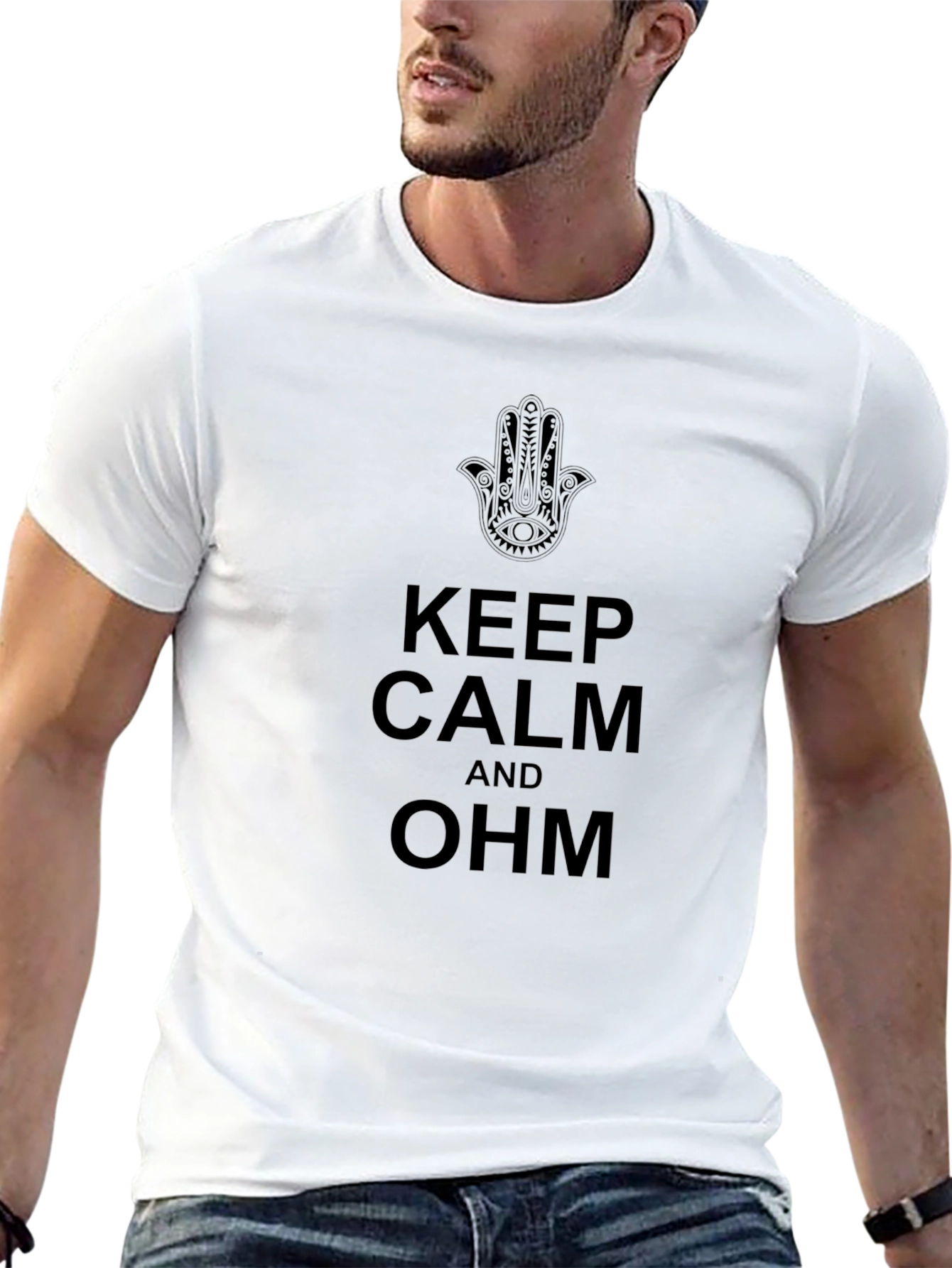 Keep Calm and Ohm Graphic Tee