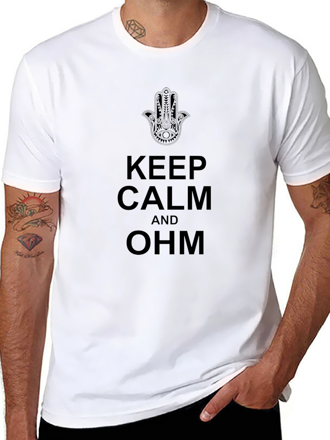 Keep Calm and Ohm Graphic Tee