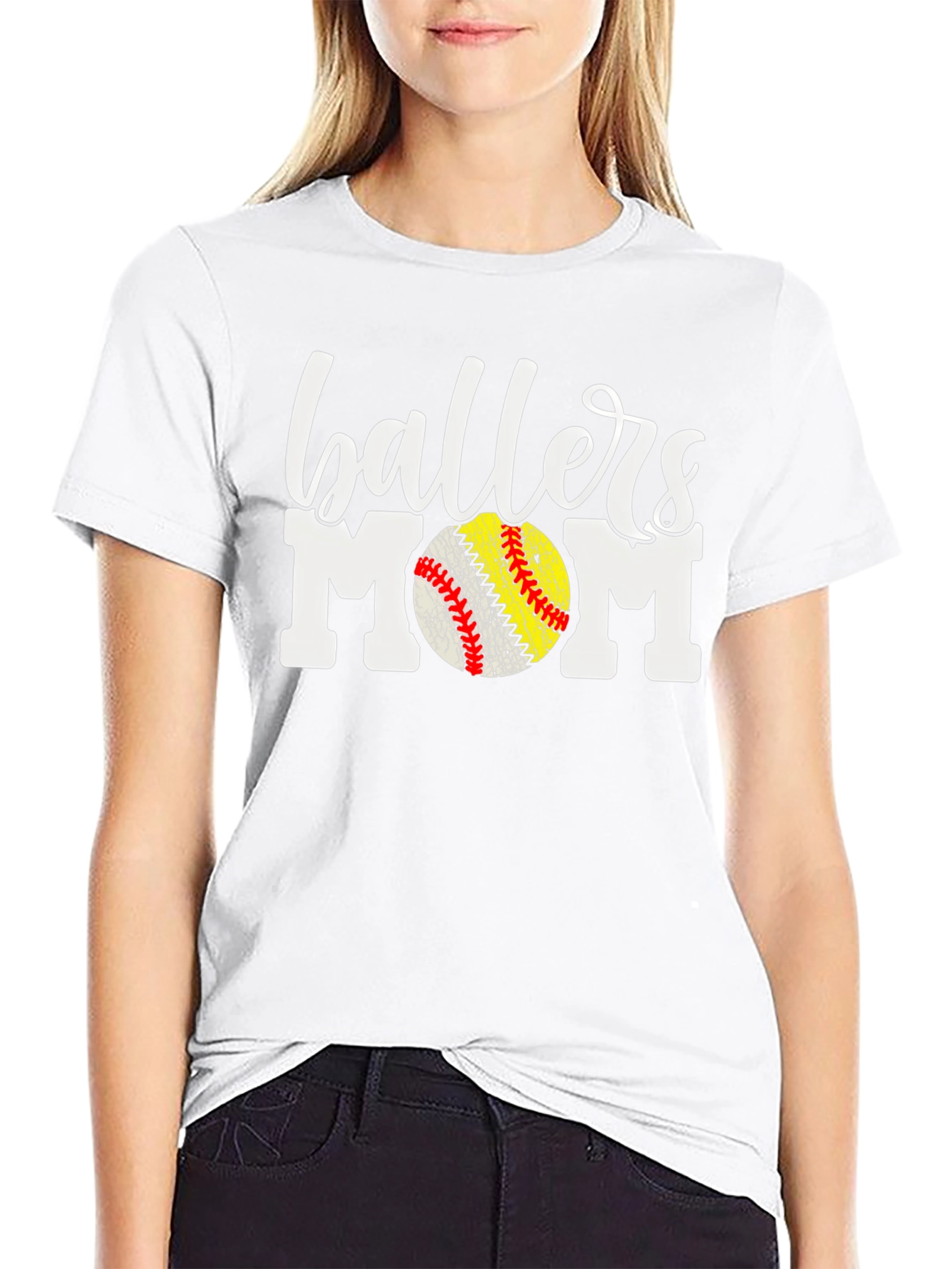 Ballers Mom Graphic T-Shirt