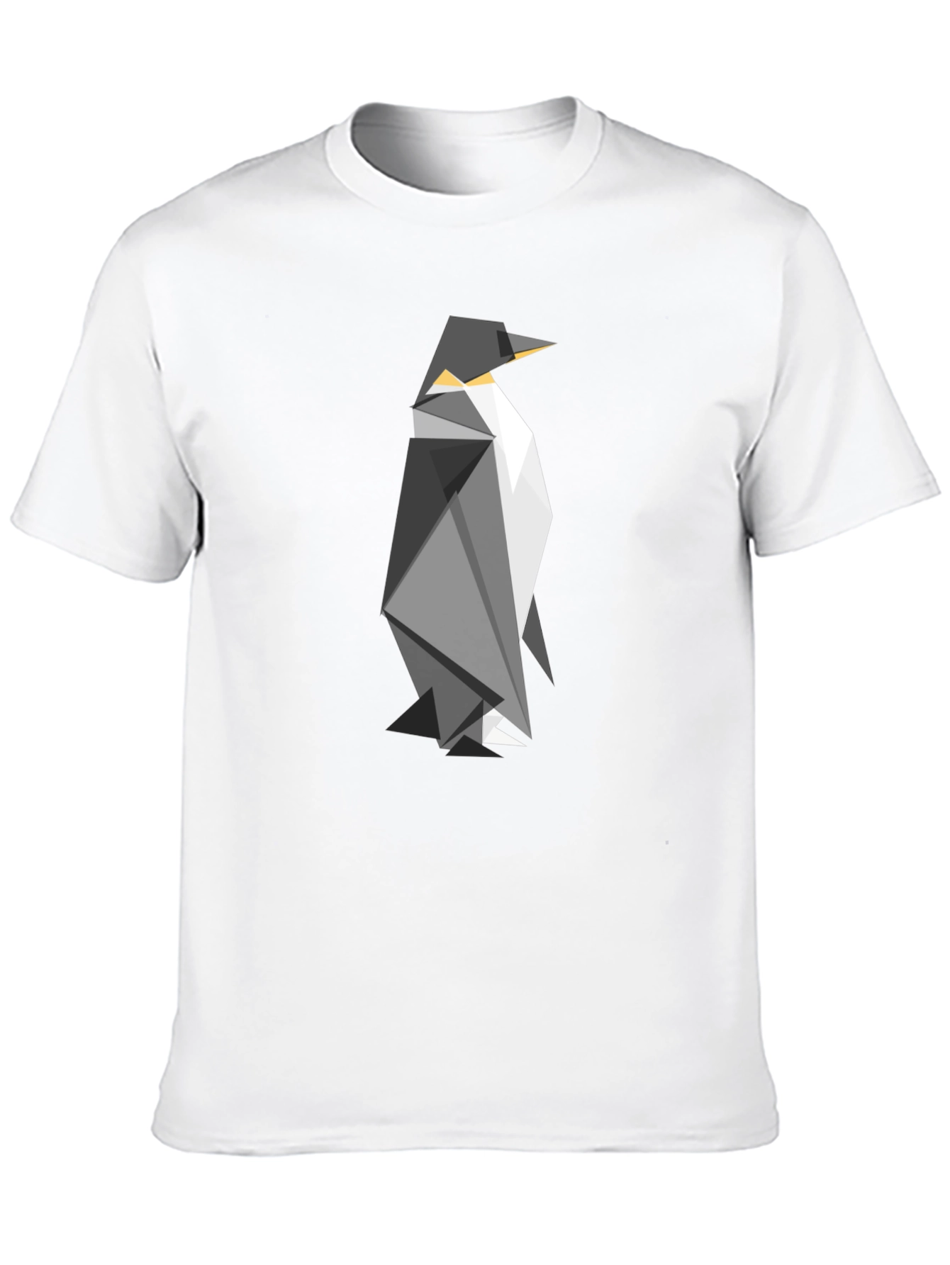 Geometric Penguin Graphic T-Shirt