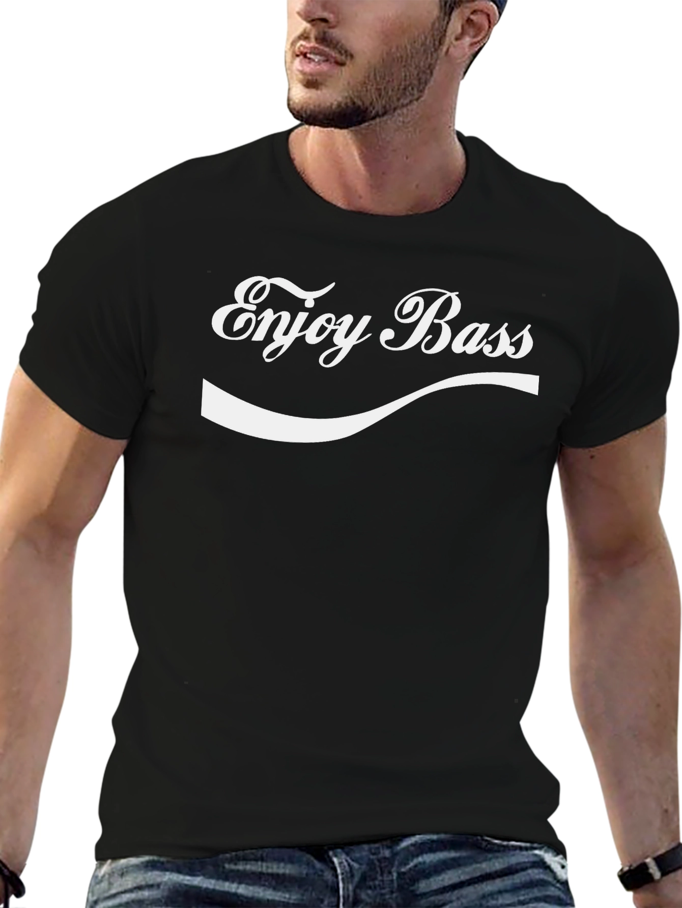 Enjoy Bass Graphic Tee - Music Lover T-Shirt