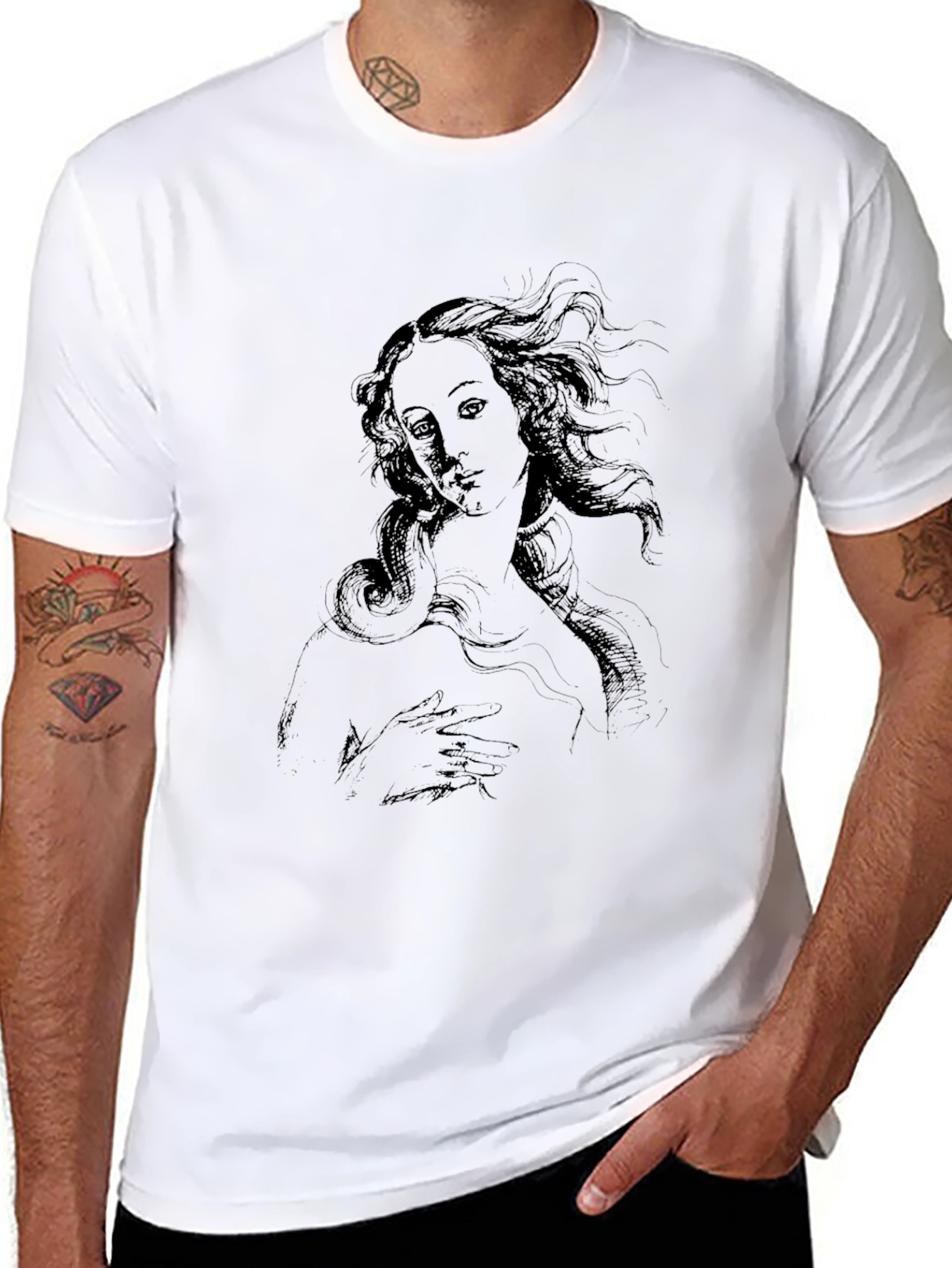 Venus Graphic Tee - Classic Black T-Shirt
