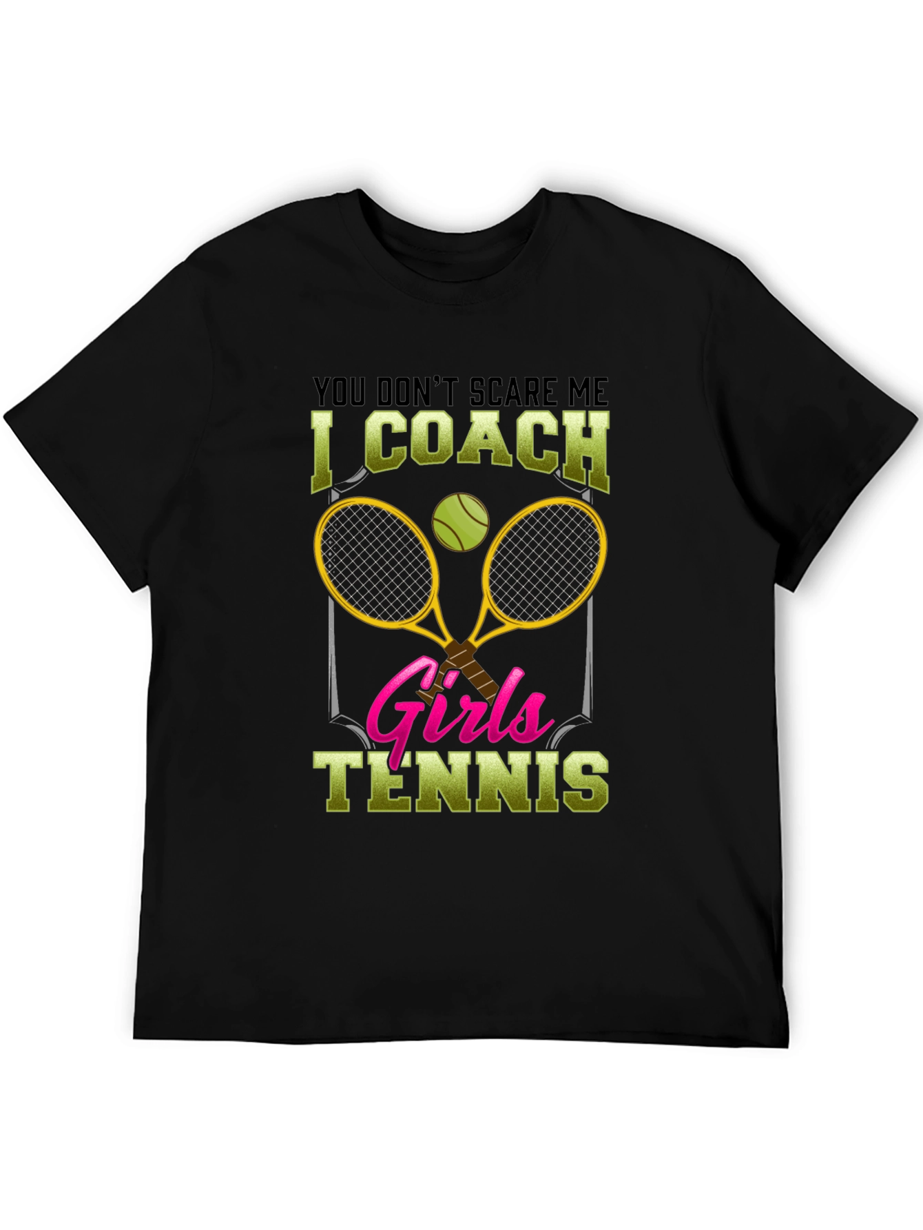 Funny Tennis Coach T-Shirt - Girls Tennis Design