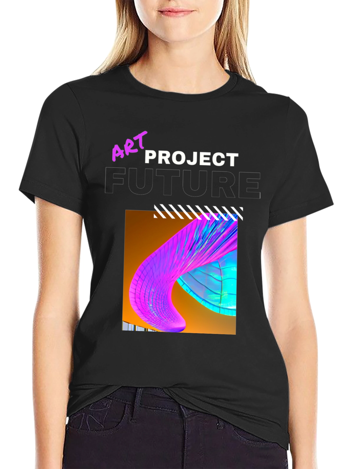 Art Project Future Graphic Tee - Stylish Mens T-Shirt