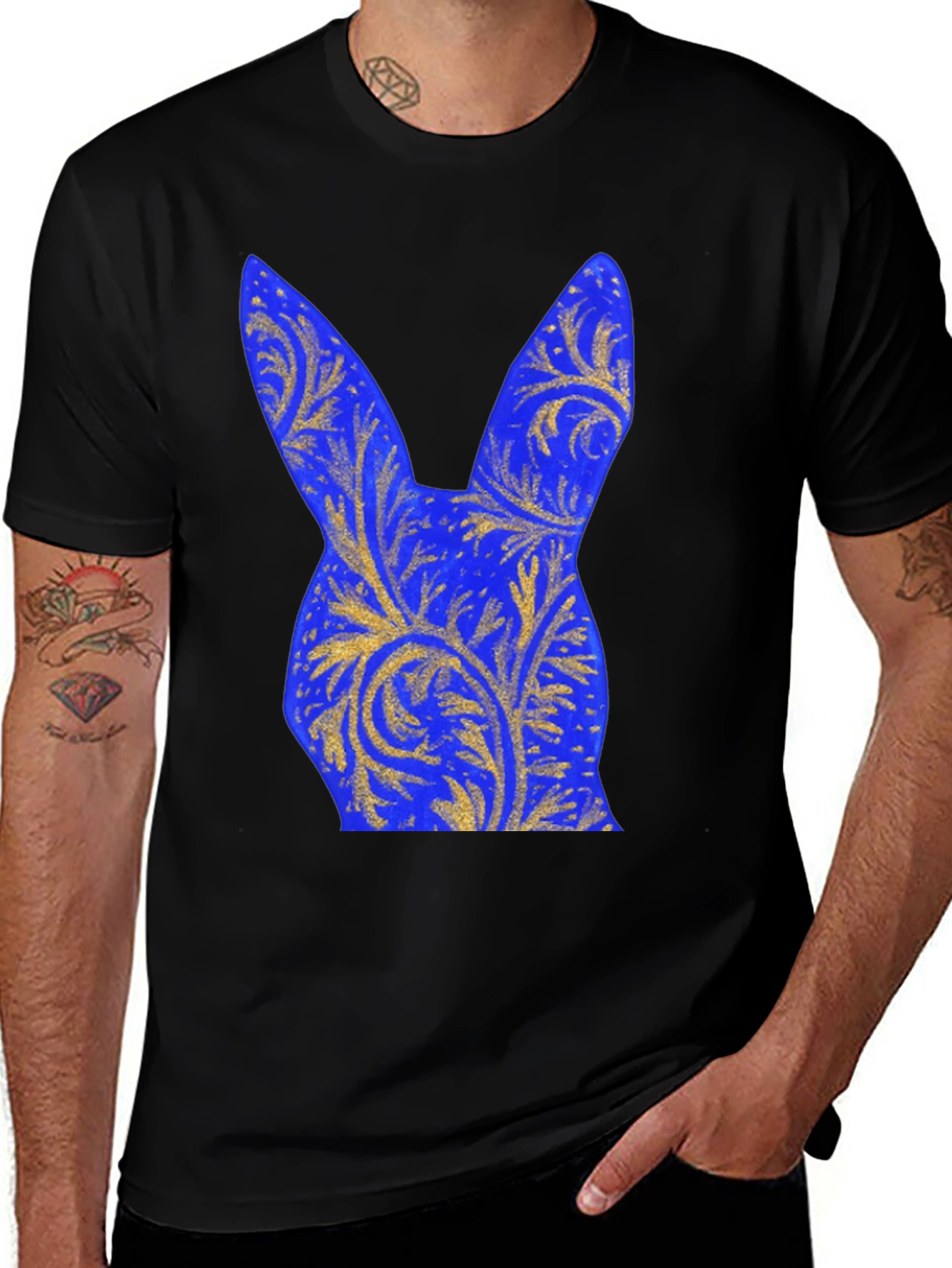 Floral Bunny Graphic Tee