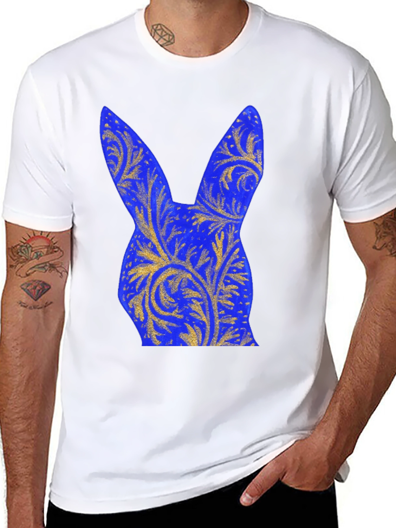 Floral Bunny Graphic Tee