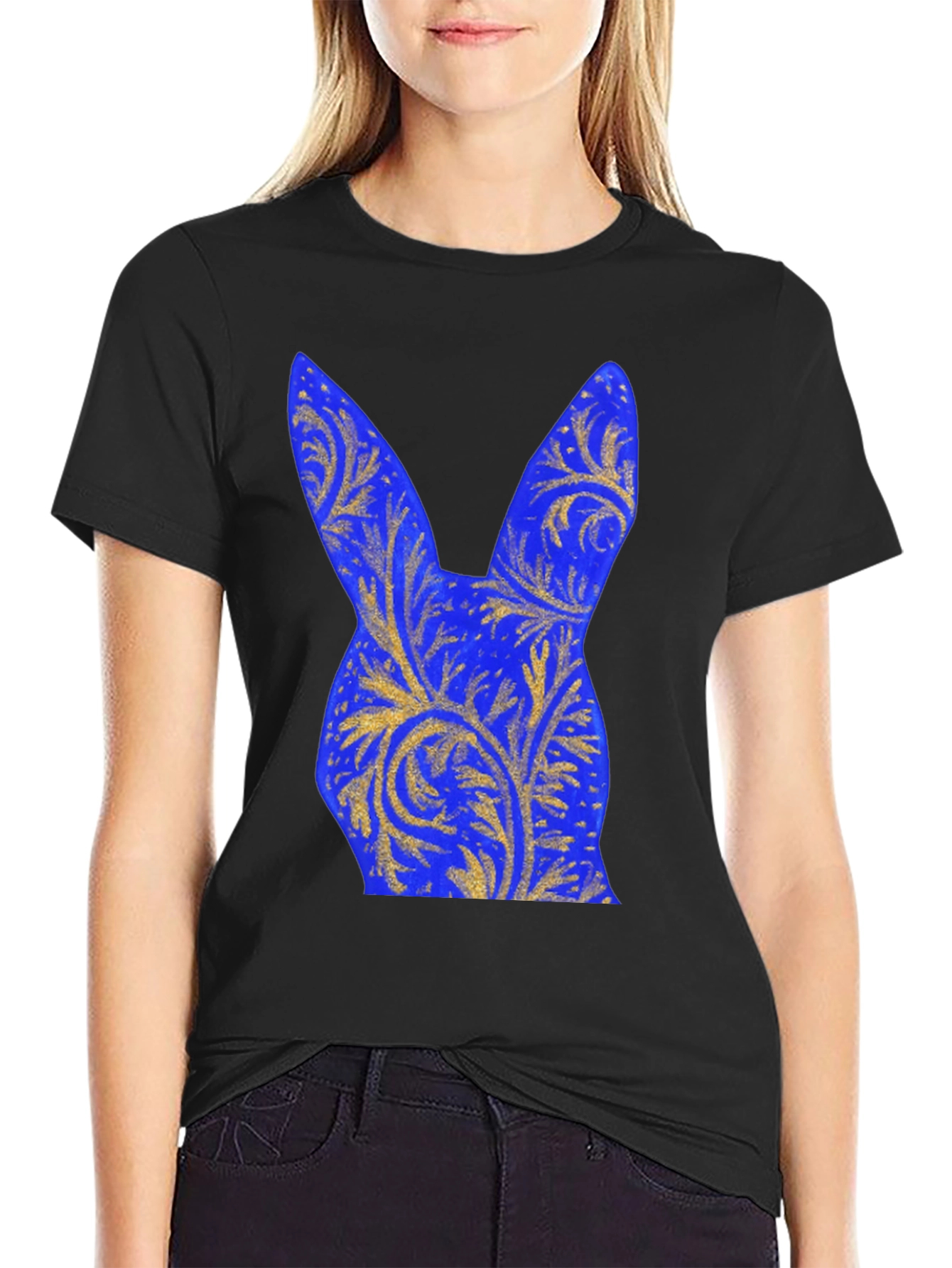Floral Bunny Graphic Tee