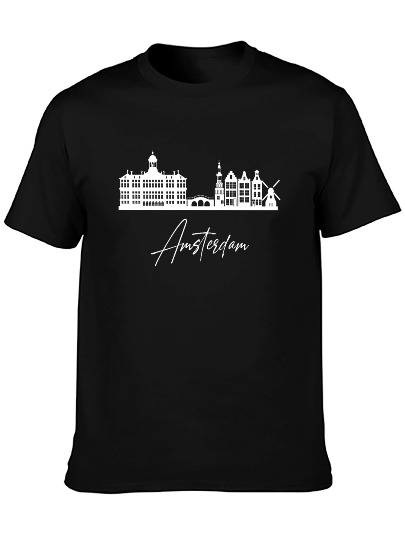 Amsterdam Skyline Graphic T-Shirt