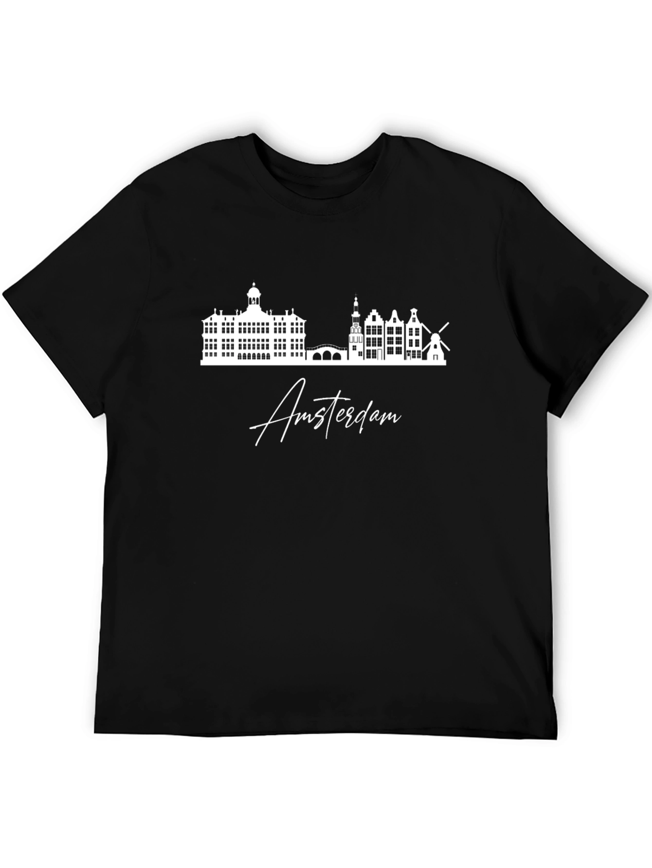 Amsterdam Skyline Graphic T-Shirt