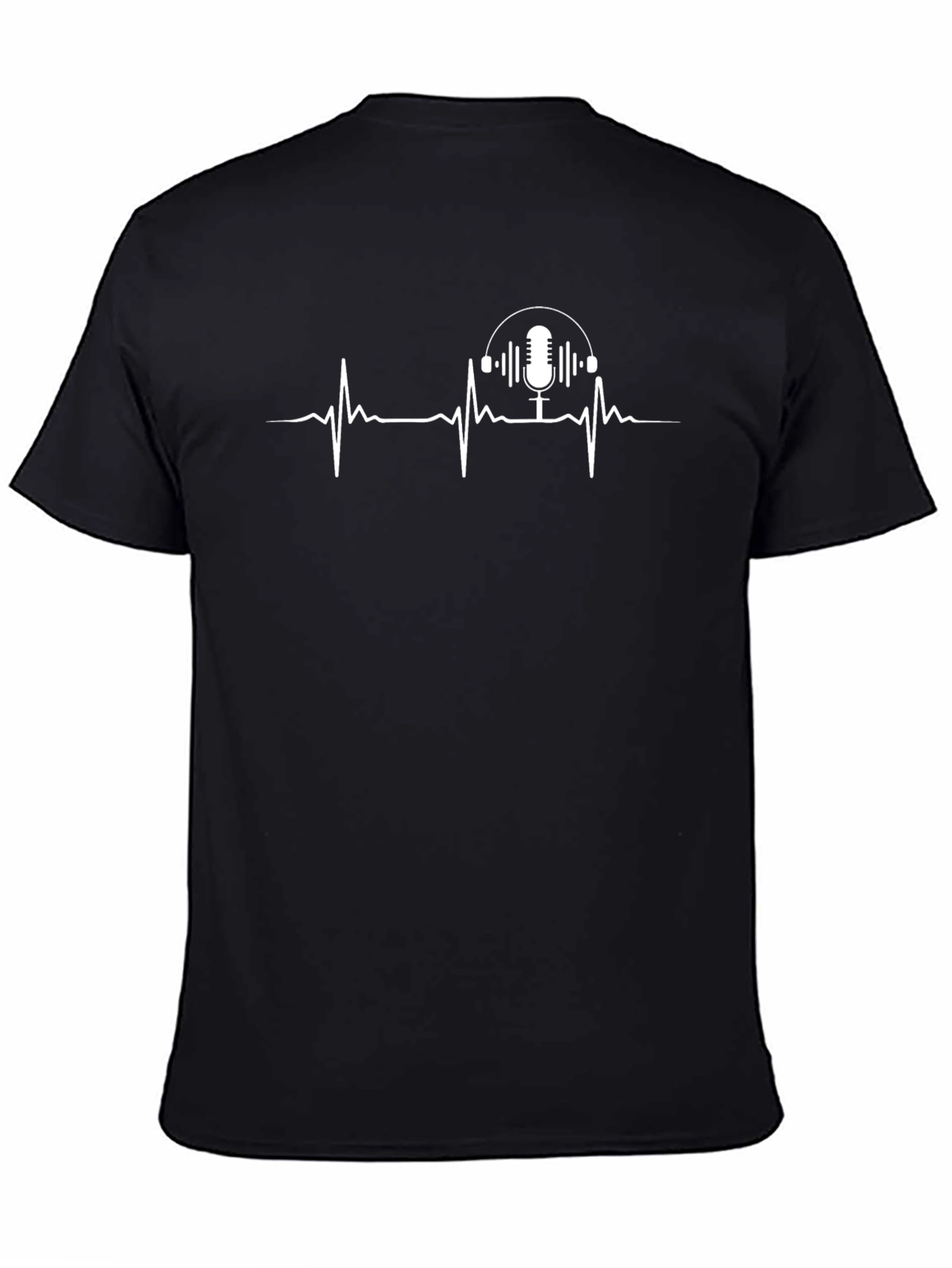 Podcast Heartbeat T-Shirt - Black